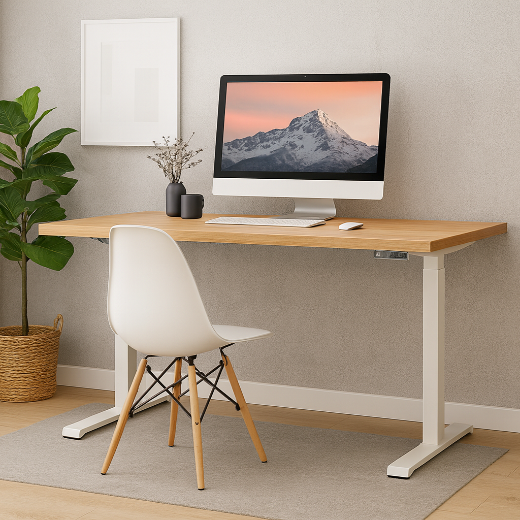 Edge Electric Standing Desk, 1.4M, with Charger