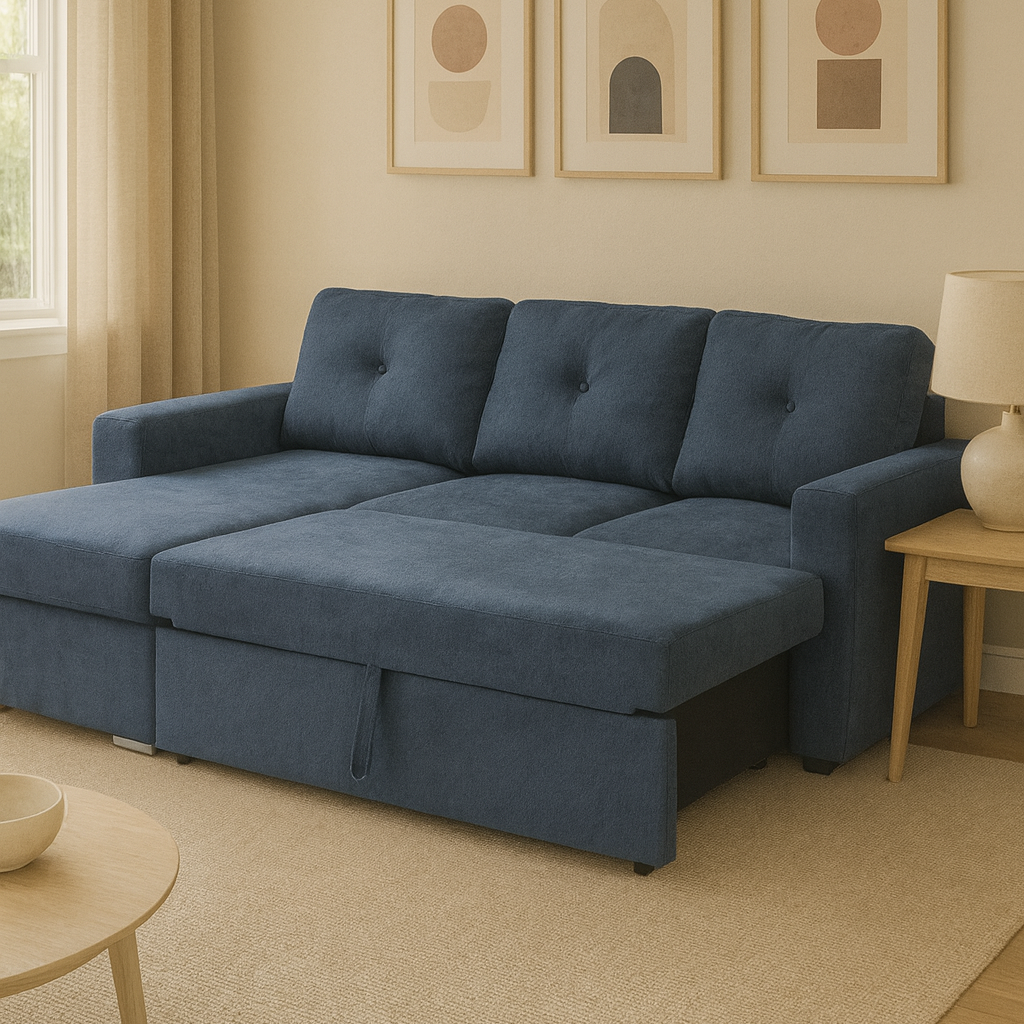 Cuneo Sofa Bed, Blue