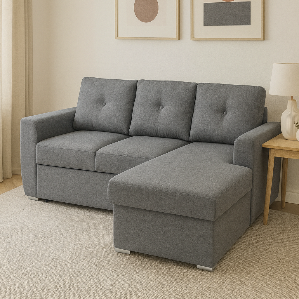 Cuneo Sofa Bed, Dark grey