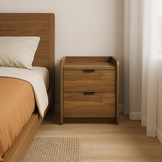 Corsi Bedside Table, ELM
