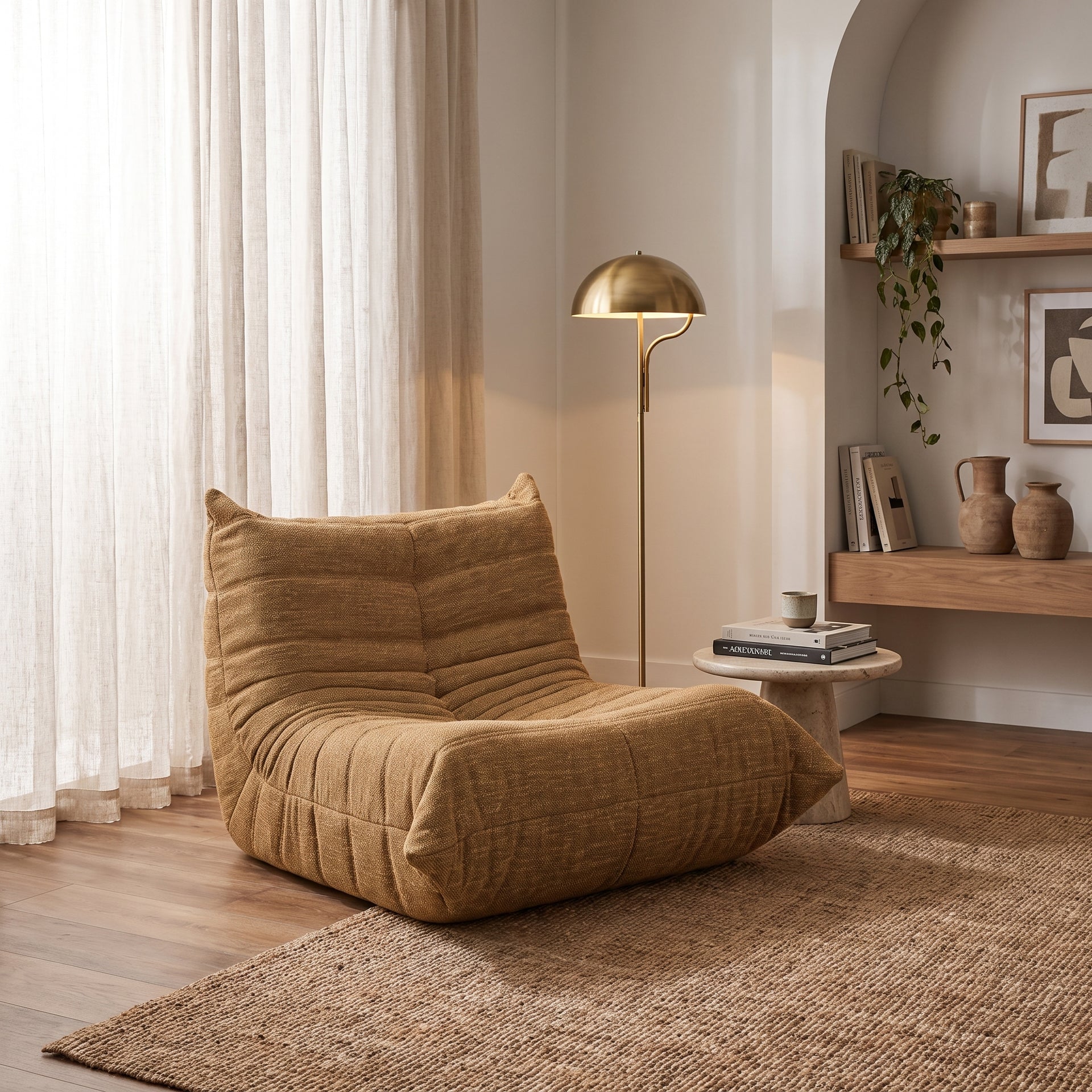 Clans Lazy Chair, Mustard Yellow