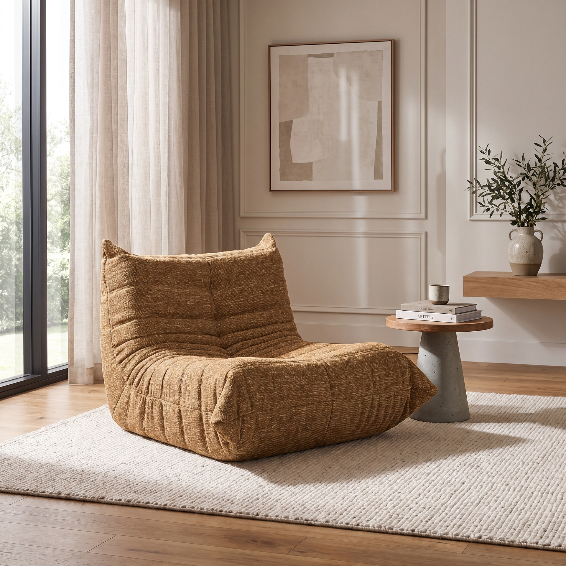 Clans Lazy Chair, Mustard Yellow