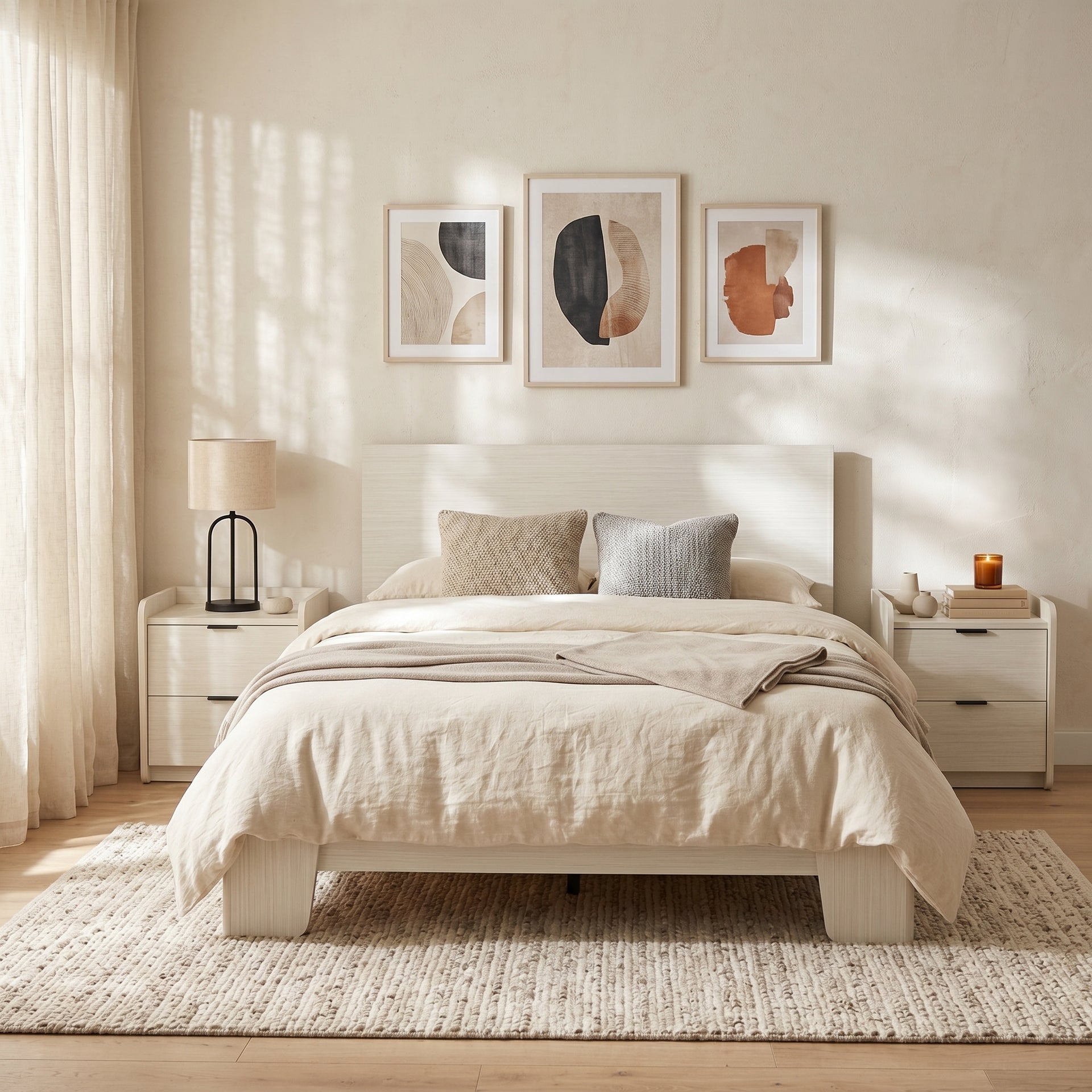 Corsi Bedframe, Queen, White
