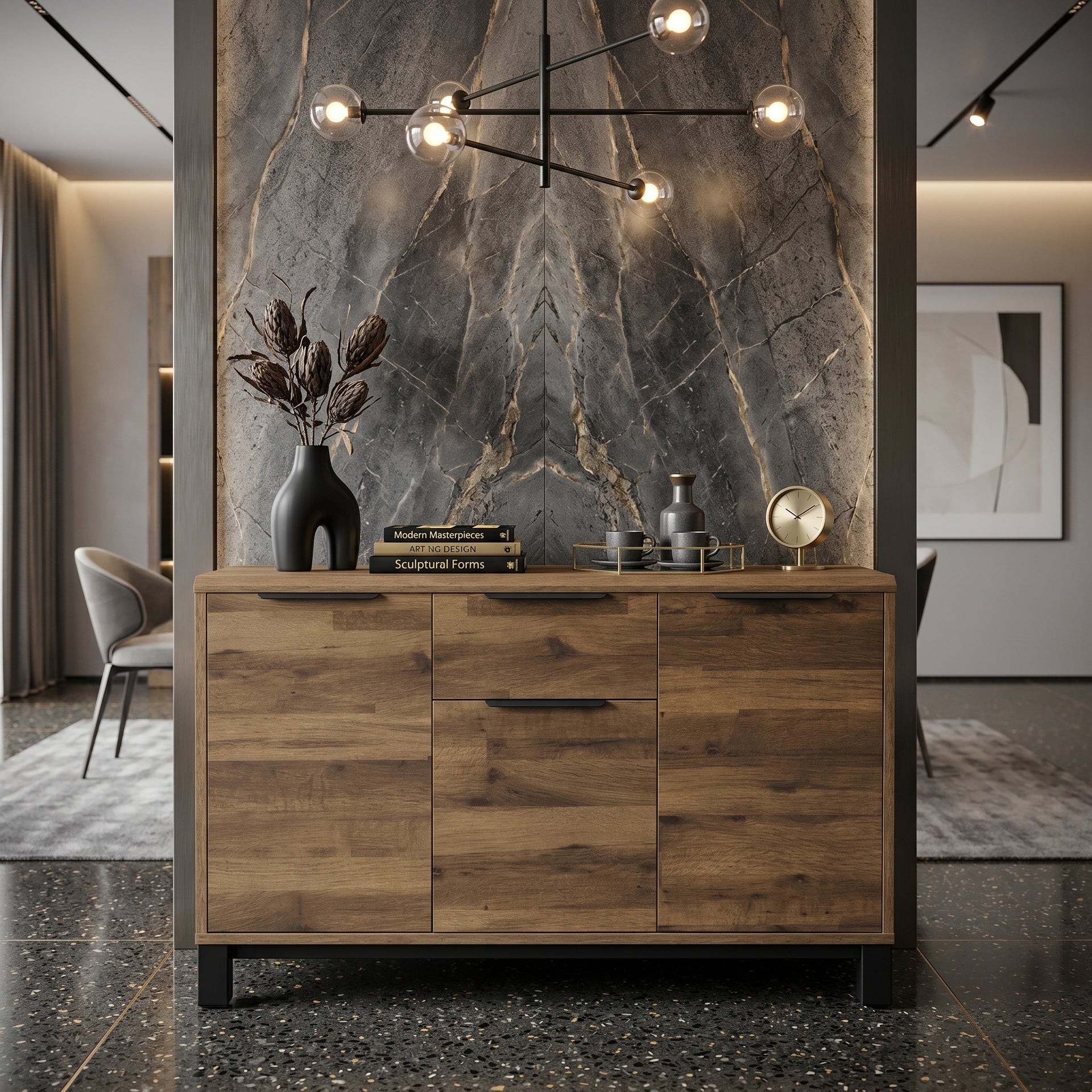 Corsi Sideboard, 1.15M, Elm