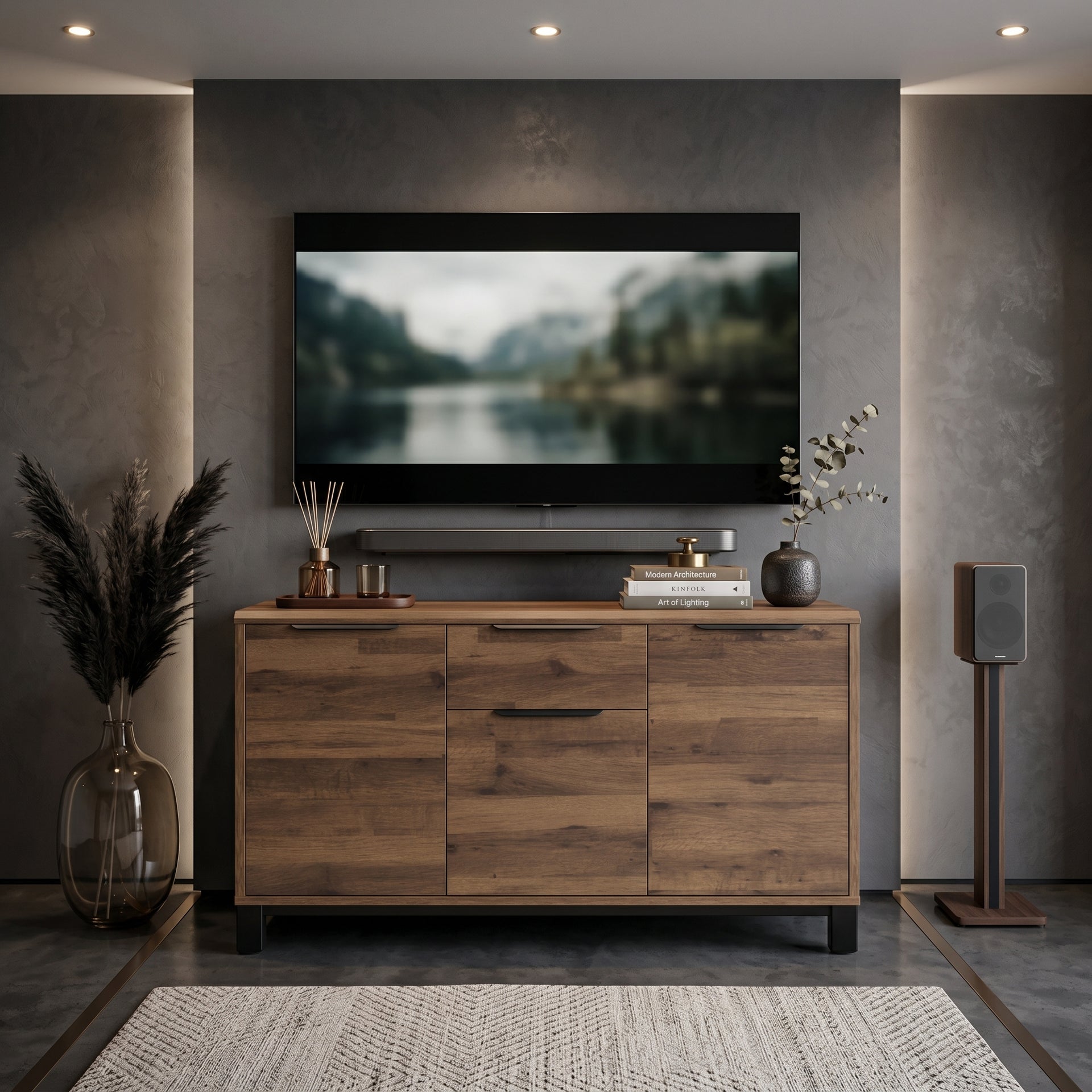 Corsi Sideboard, 1.15M, Elm