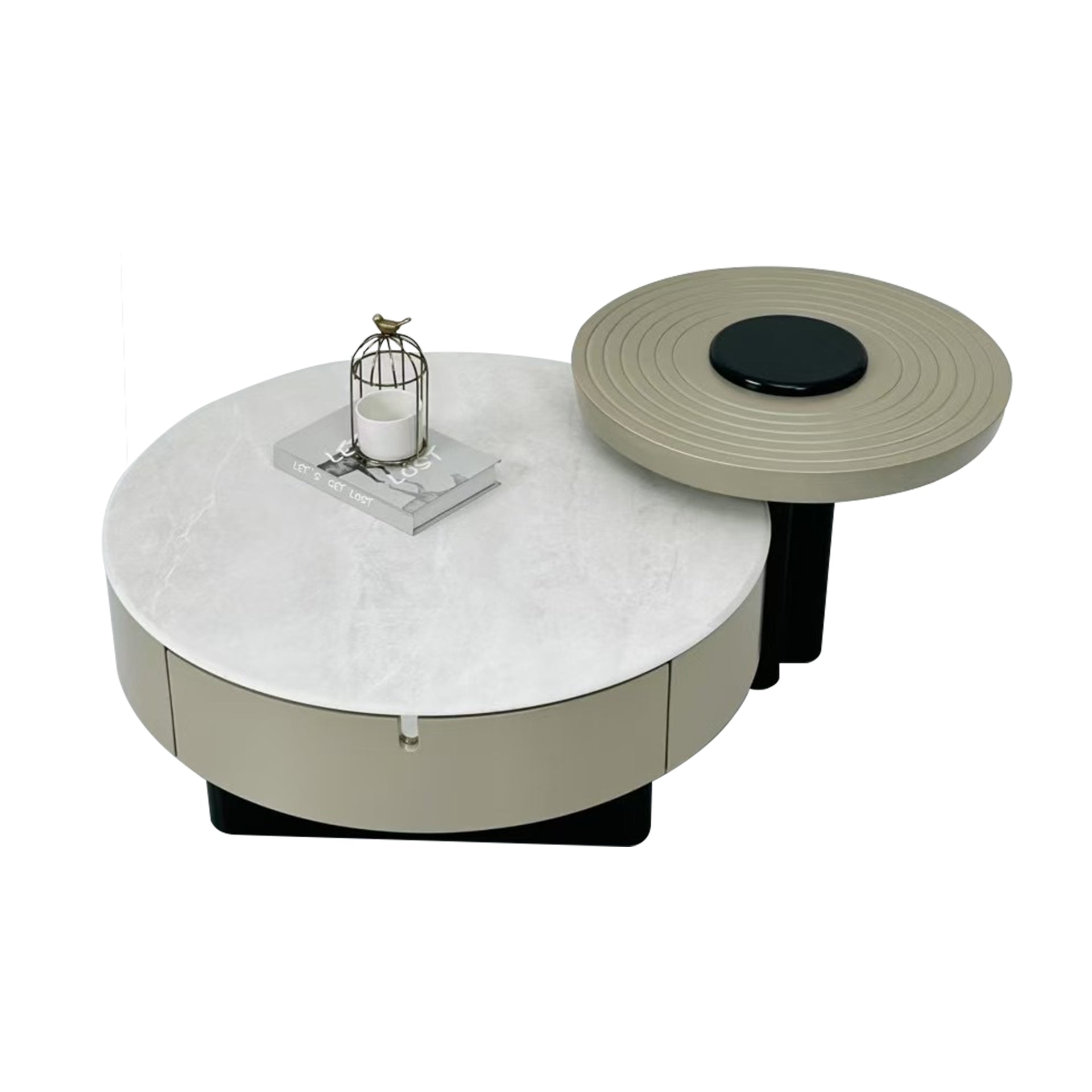 Ceselli Microcrystalline stone Round Coffee table