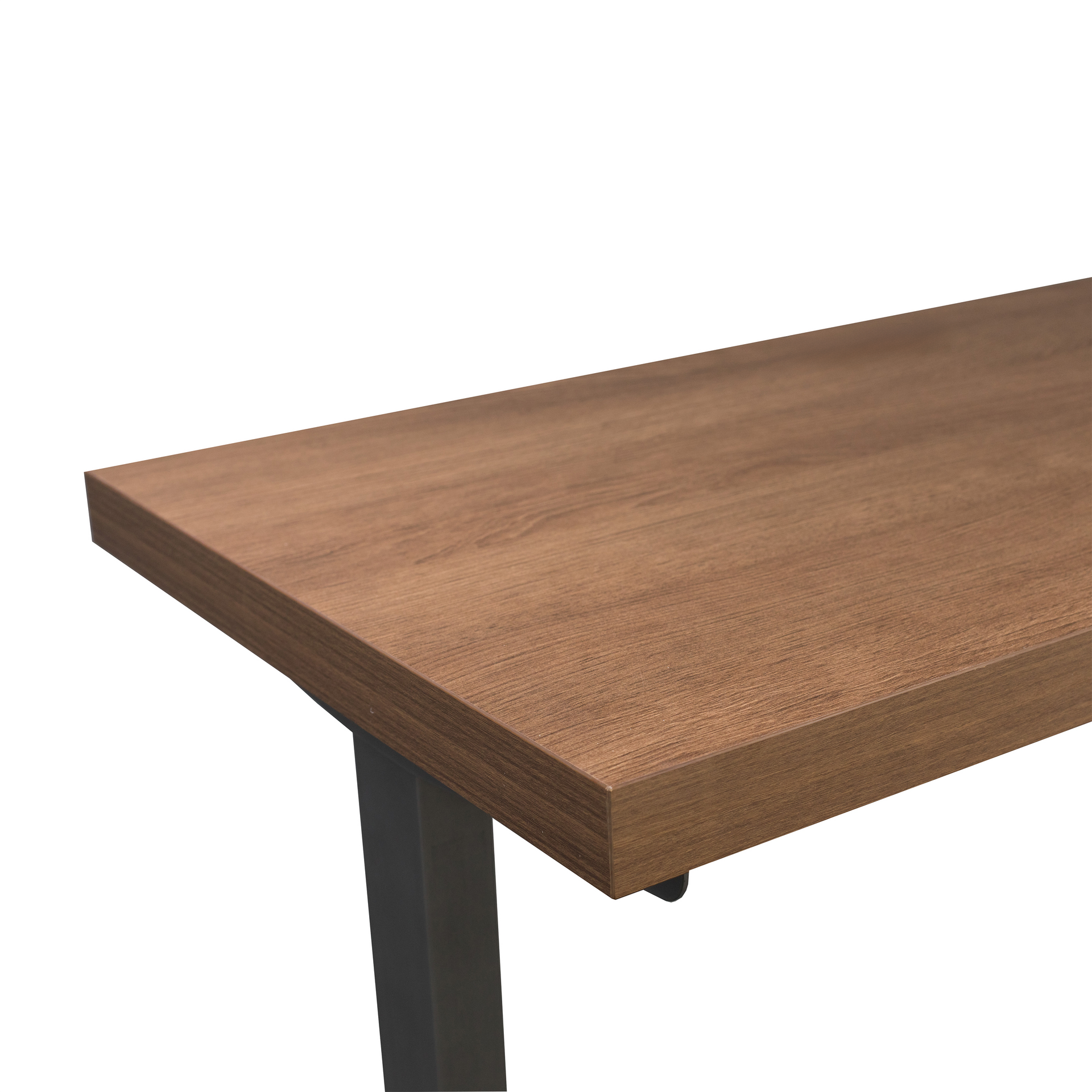 Edge Electric Standing Desk, Golden Walnut & Grey, 1.4M