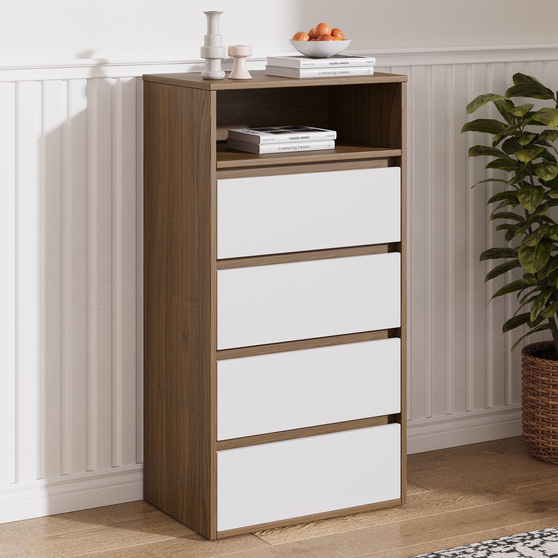 Polia 4 Drawer Tallboy