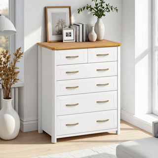 Stoven 2 over 4 Drawer Tallboy