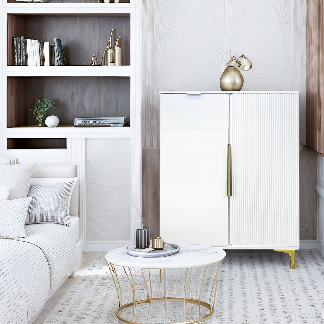 Gallo Storage Cabinet, 0.7M, White