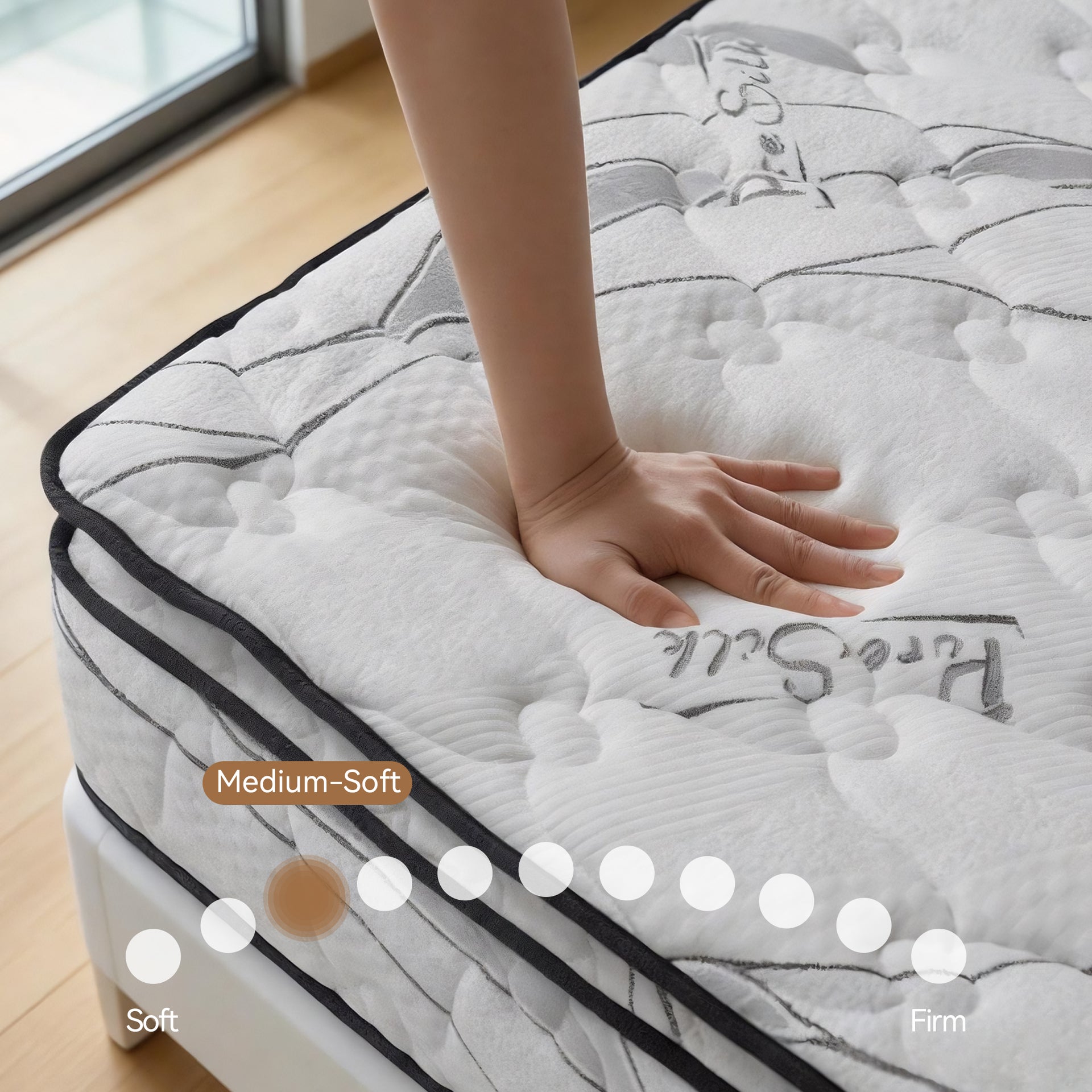 Atina Mattress, Medium Soft, King