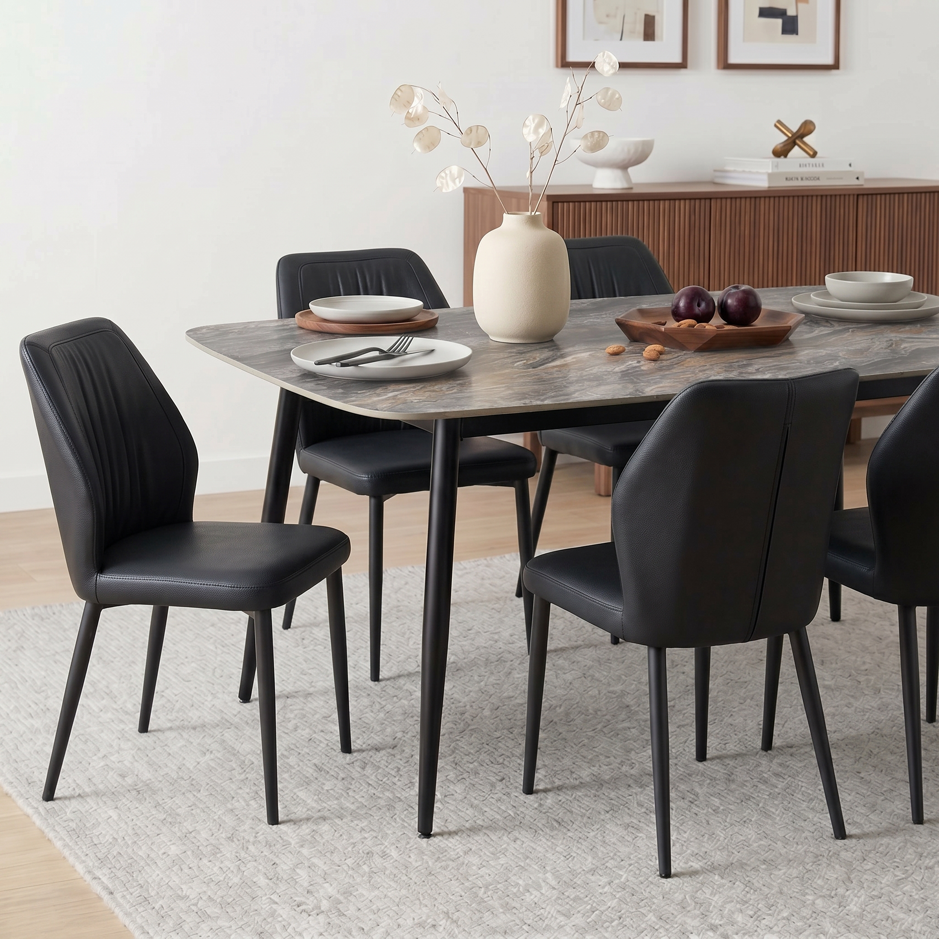 Italian Dining Table, 1.6M, Benetian Brown