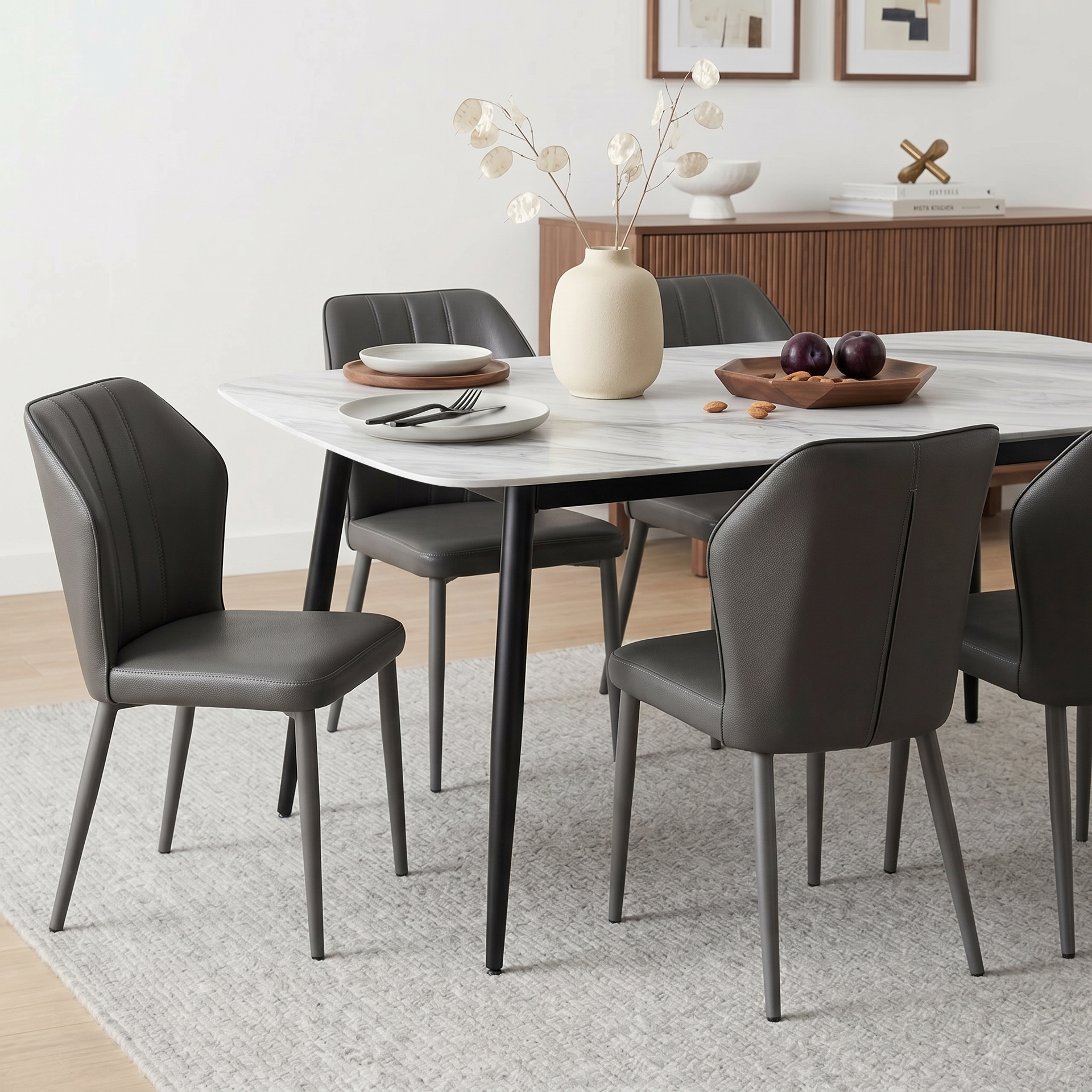 Italian Dining Table, 1.6M, Blue Beilu