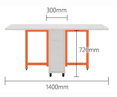 1.4M Lecce Extendable Dining Table, White (Table only)