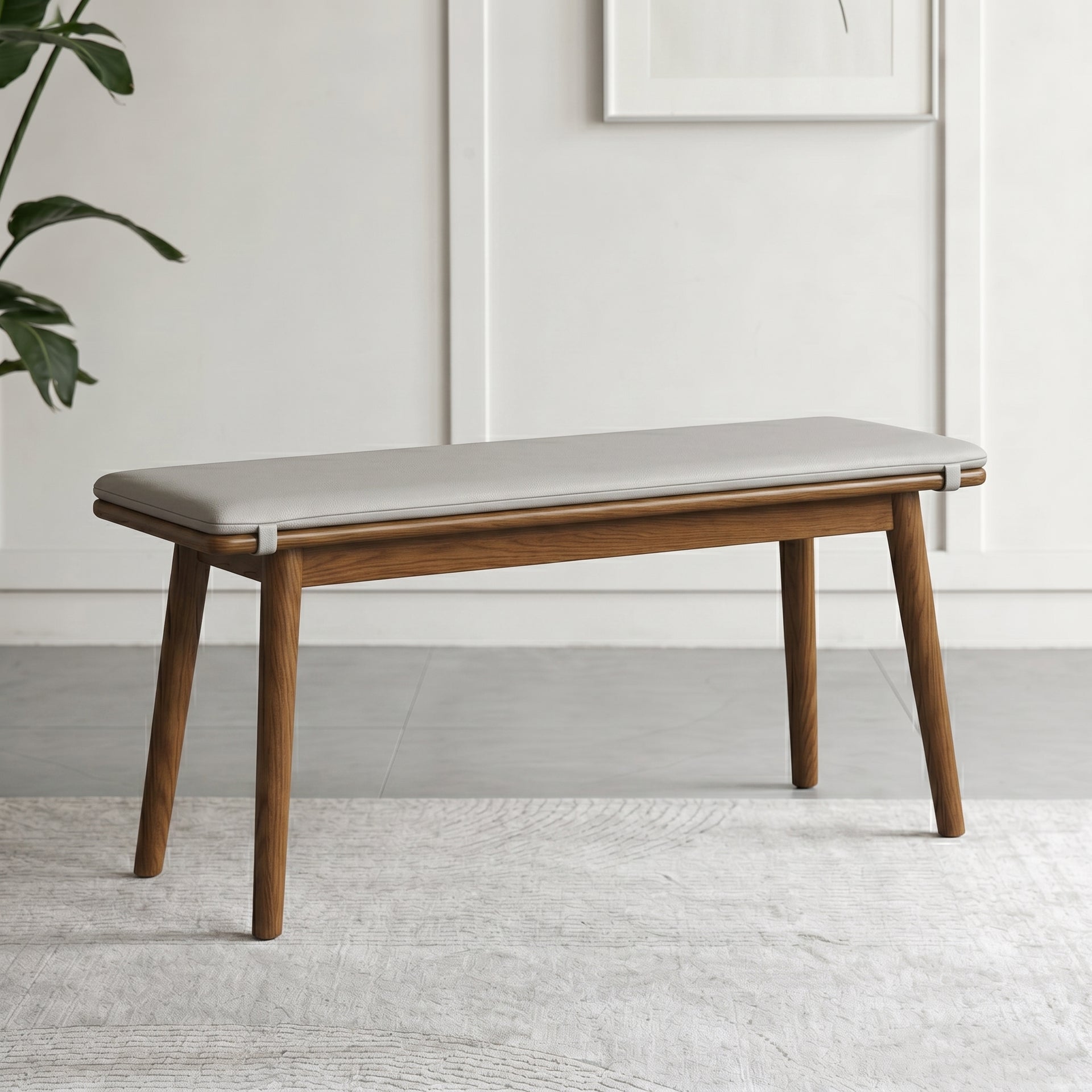 Legnano Dining Bench, Claro Walnut, 1.4M