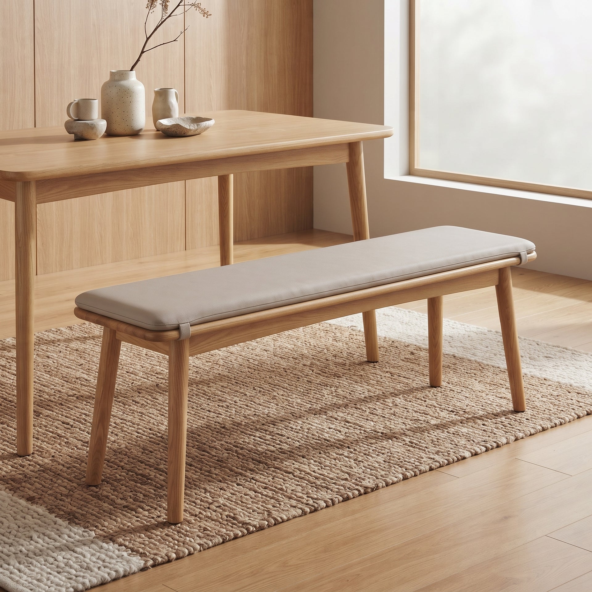 Legnano Dining Bench, Wood, 1.4M