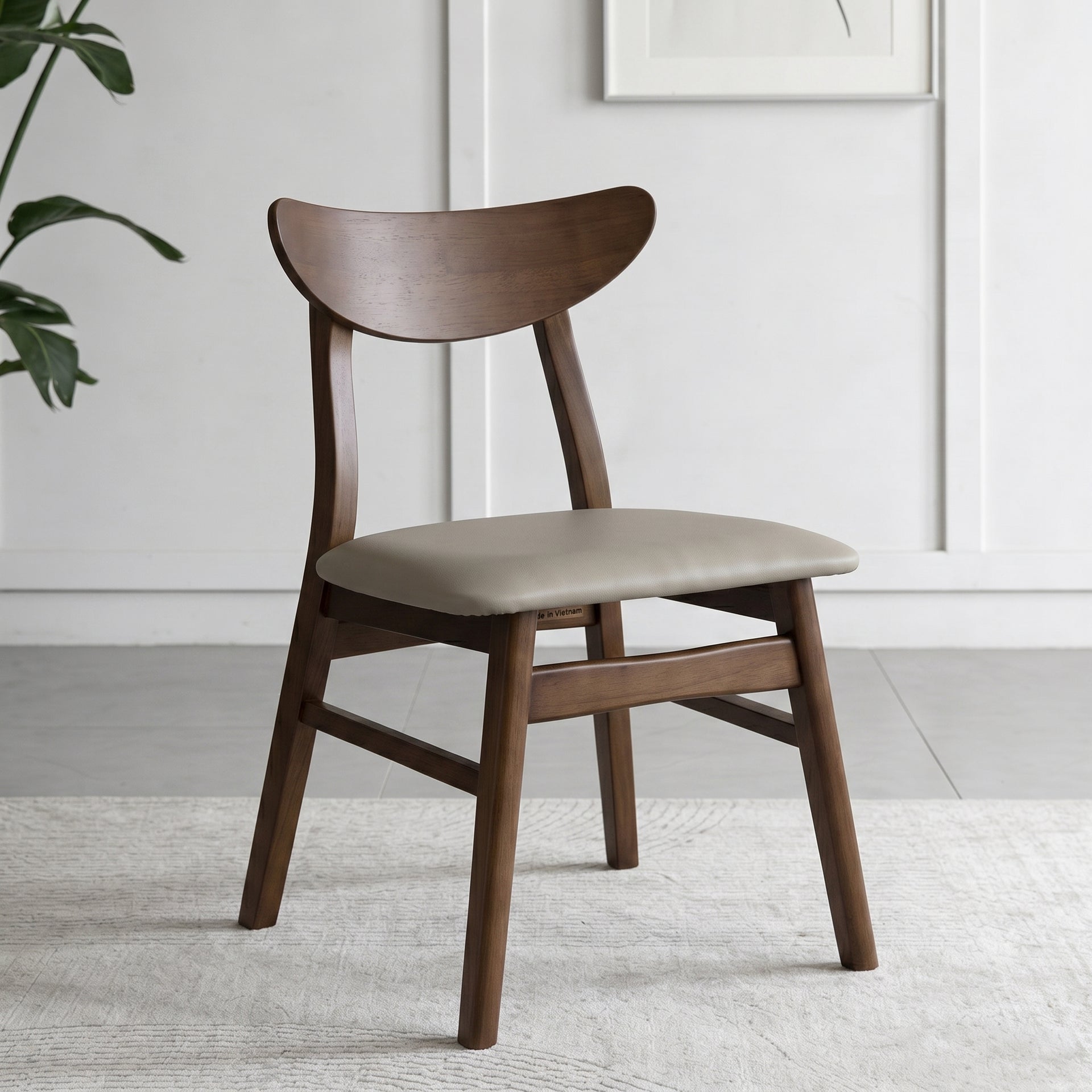 Legnano Hansen Dining Chair, Walnut, Set of 2
