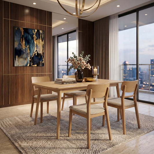 Legnano Solidwood Dining Table, Wood, 1.6M