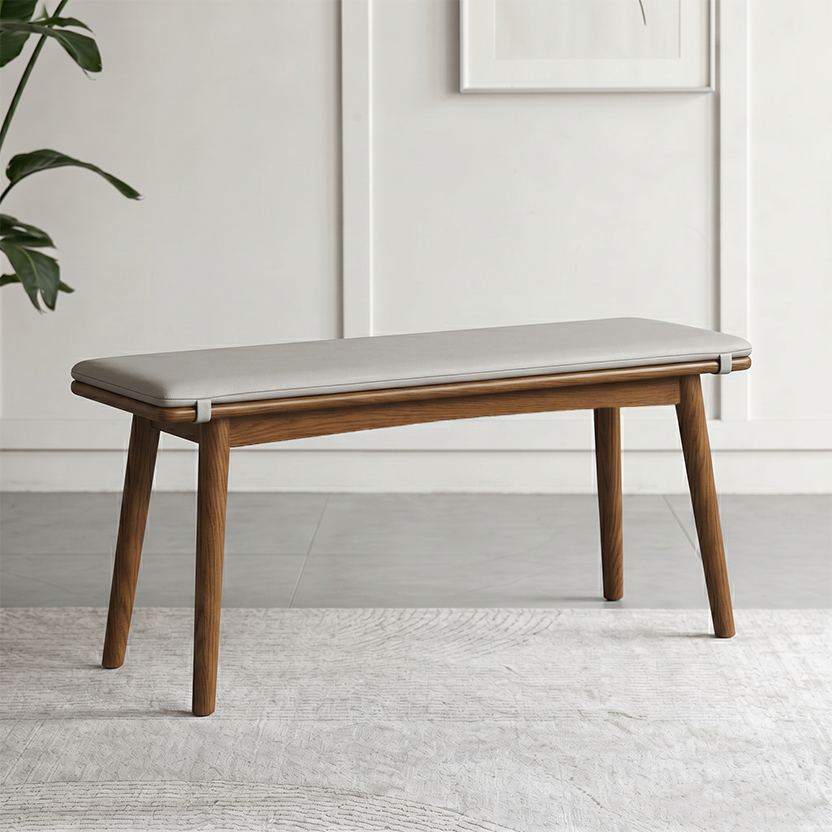 Legnano Dining Bench, Claro Walnut, 1.4M