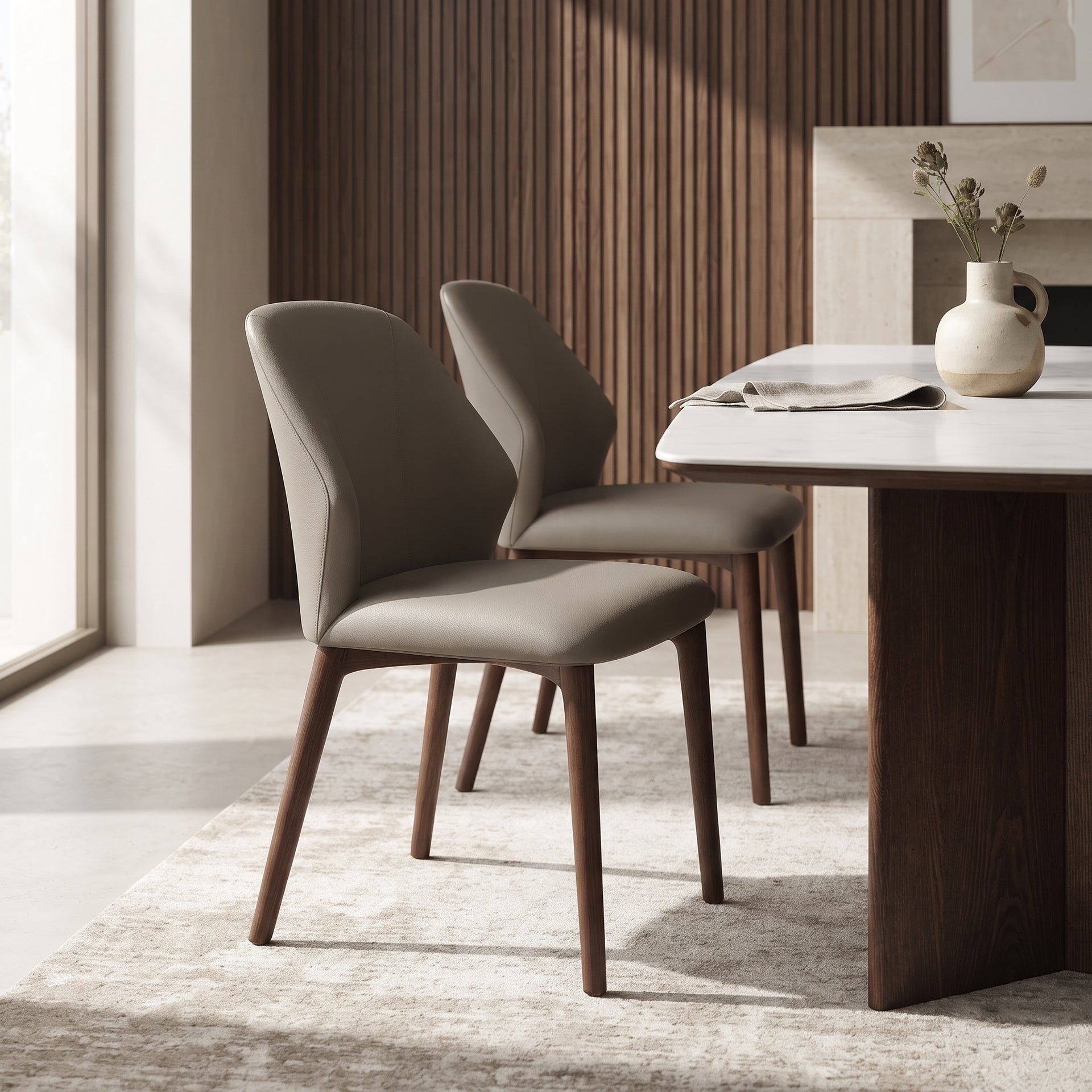 Lioni-C Dining Chair, Dark Grey, Set of 2