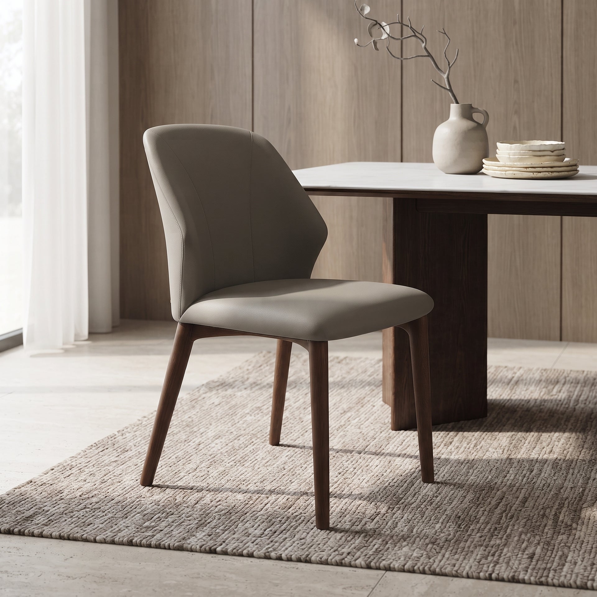 Lioni-C Dining Chair, Dark Grey, Set of 2