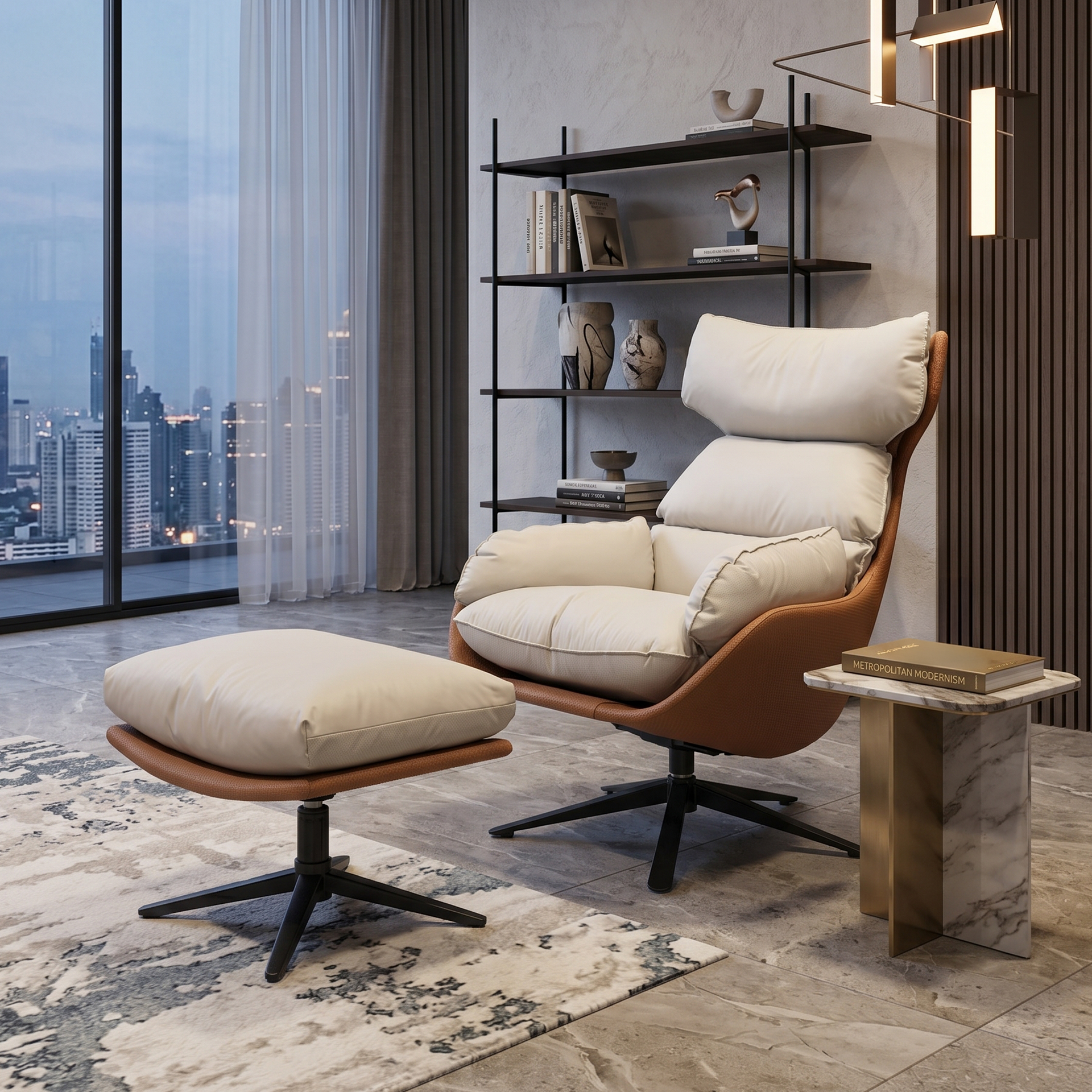 Miro Leisure Chair with Ottoman