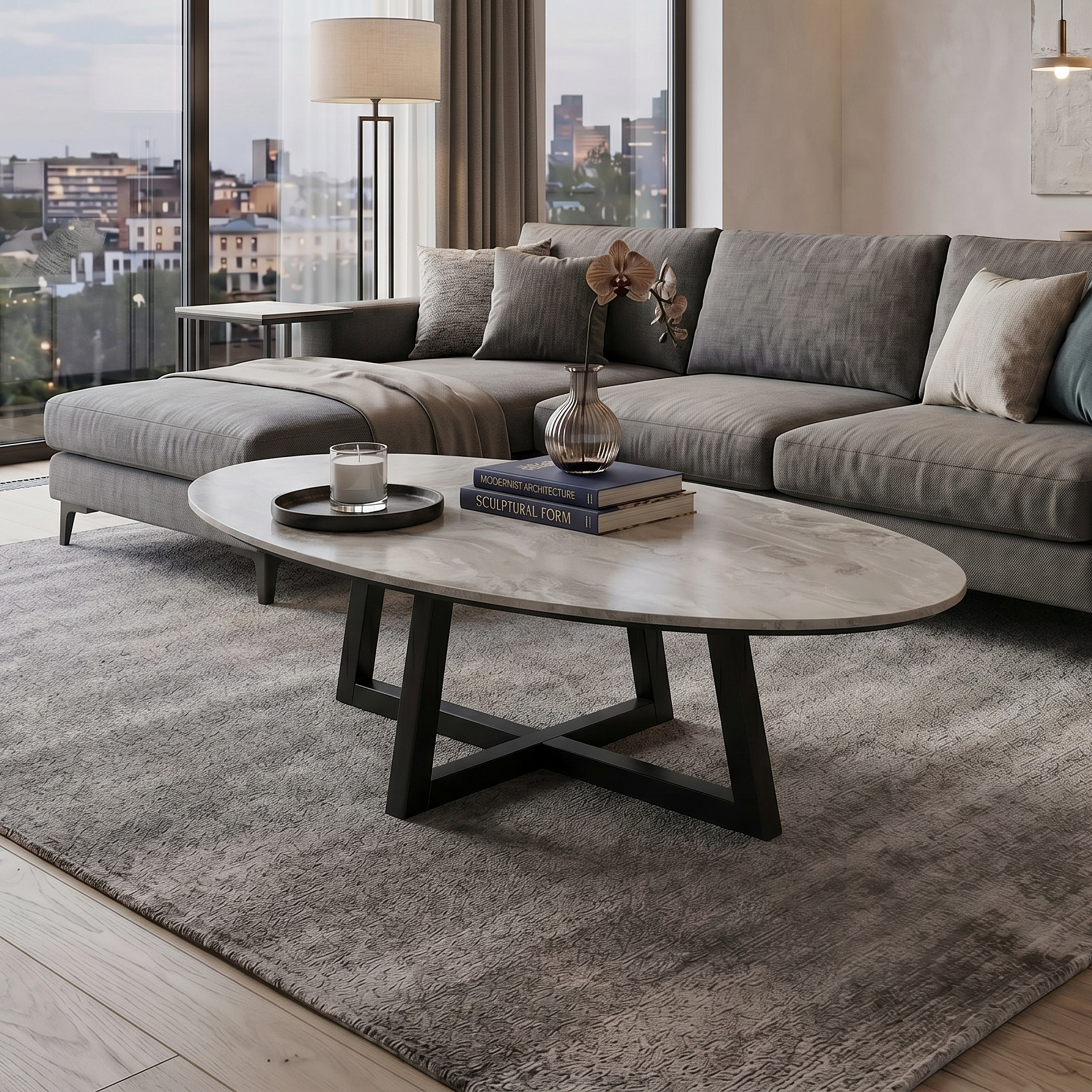 Morra oval-shaped Coffee Table