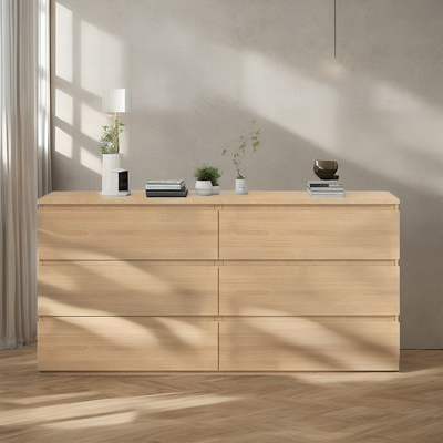 Sotta 6-drawer Chest, Oak