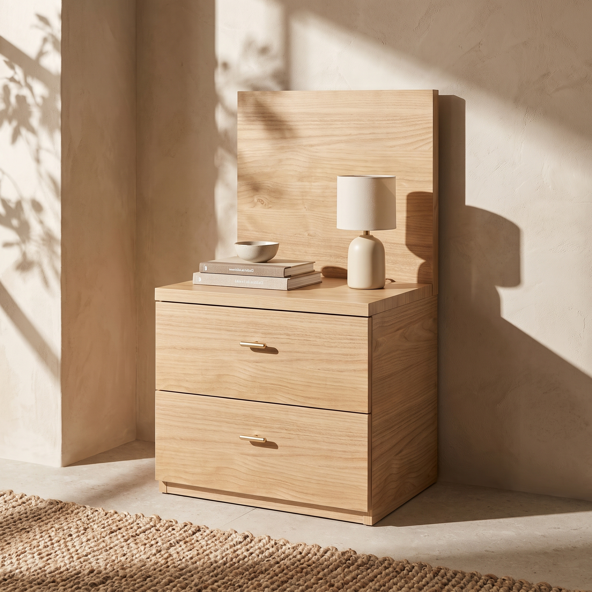 Ovada Bedside Table, Oak