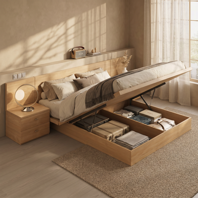 Ovada Storage Bed Base, Queen