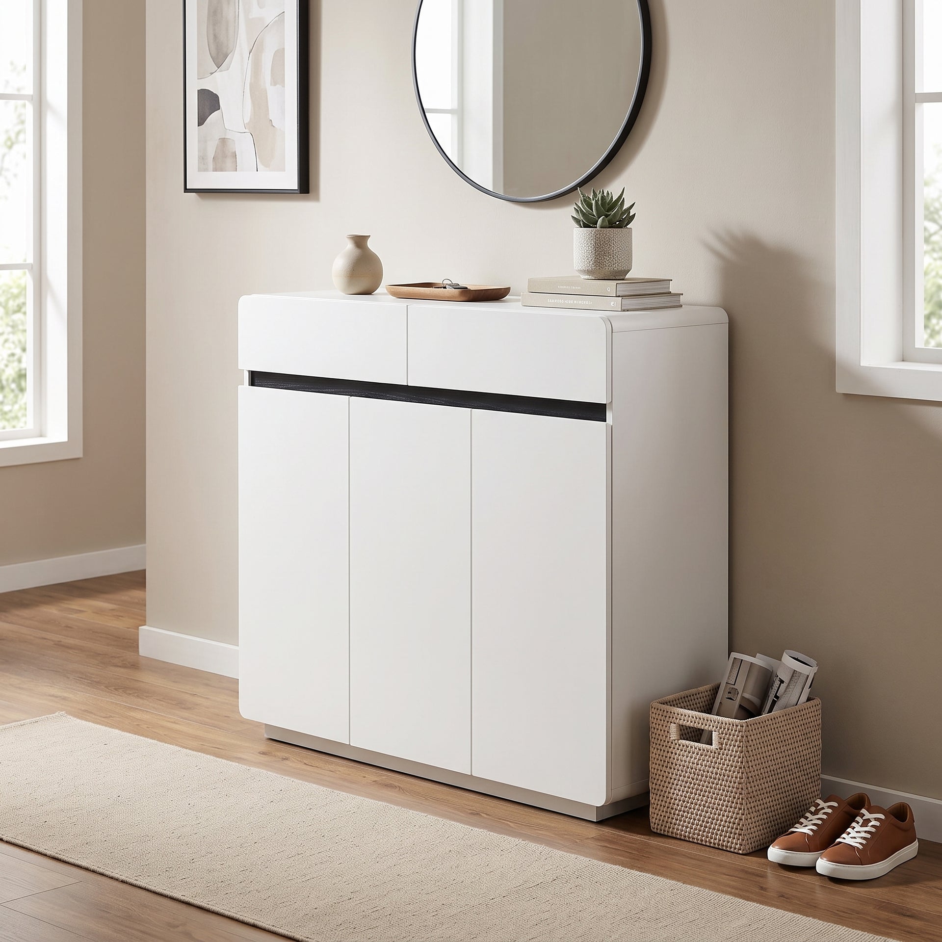 Padua 3-Door Shoe Cabinet