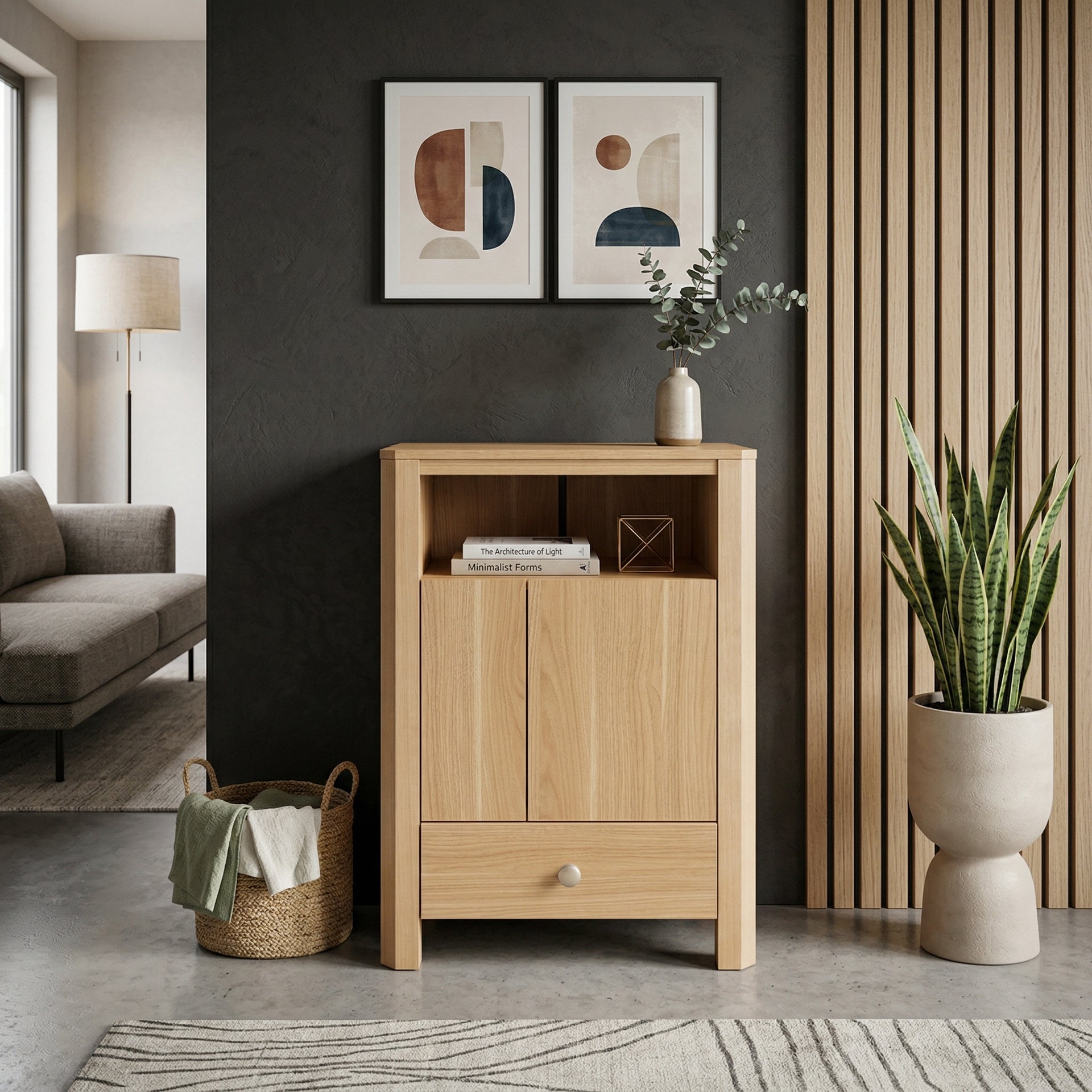 Pereta side Cabinet, Oak
