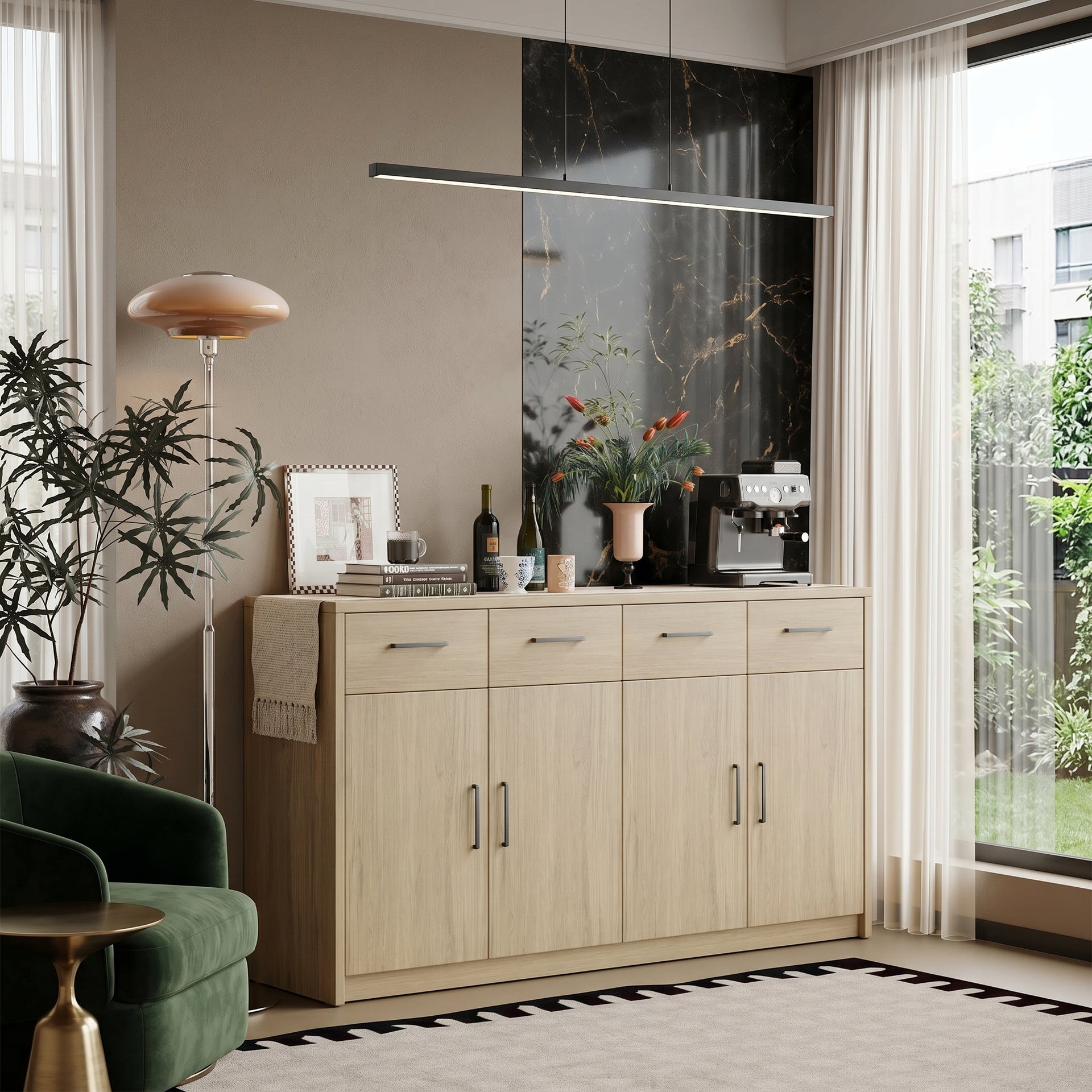 Platsa Sideboard, Grey Oak