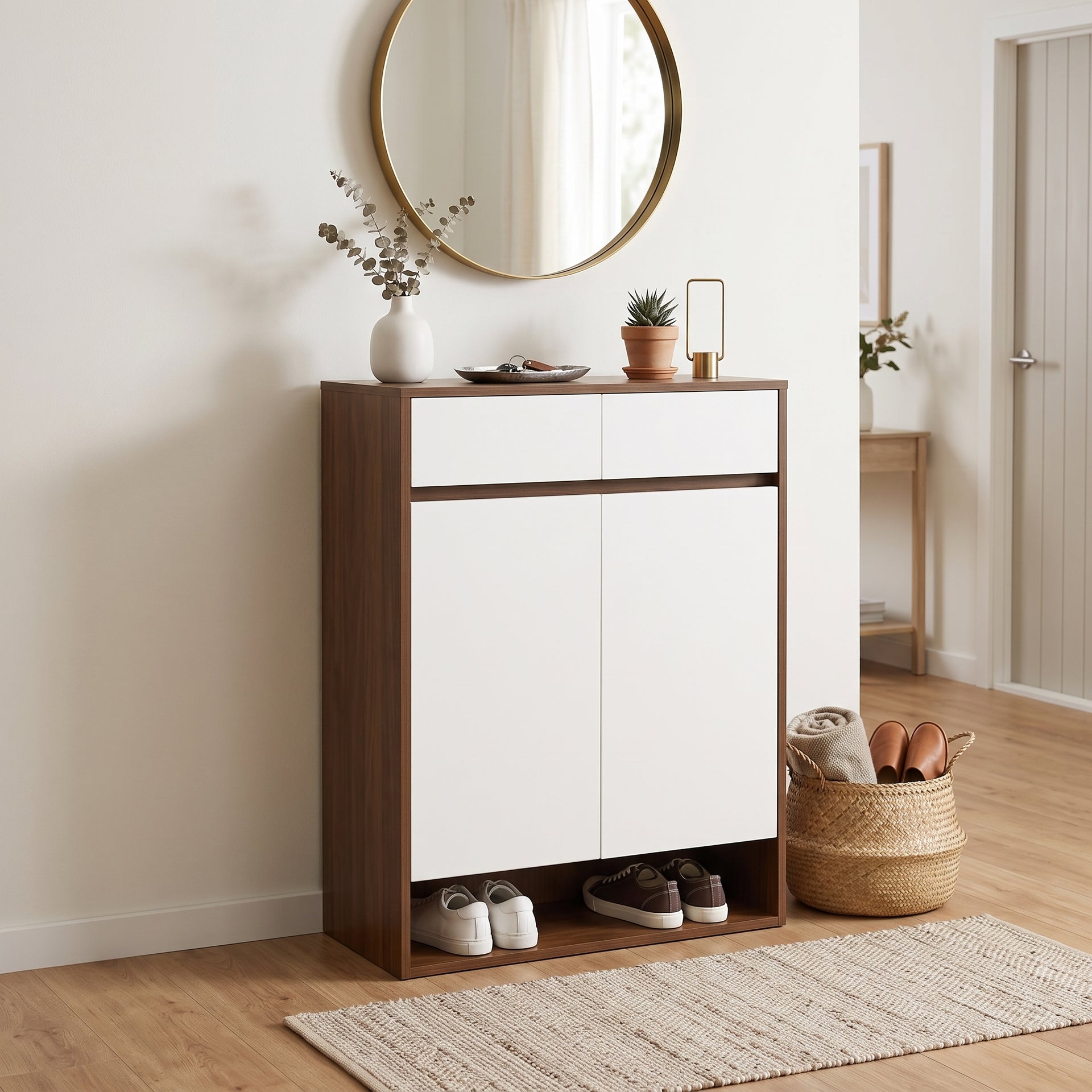 Polia 2 doors Shoe Cabinet