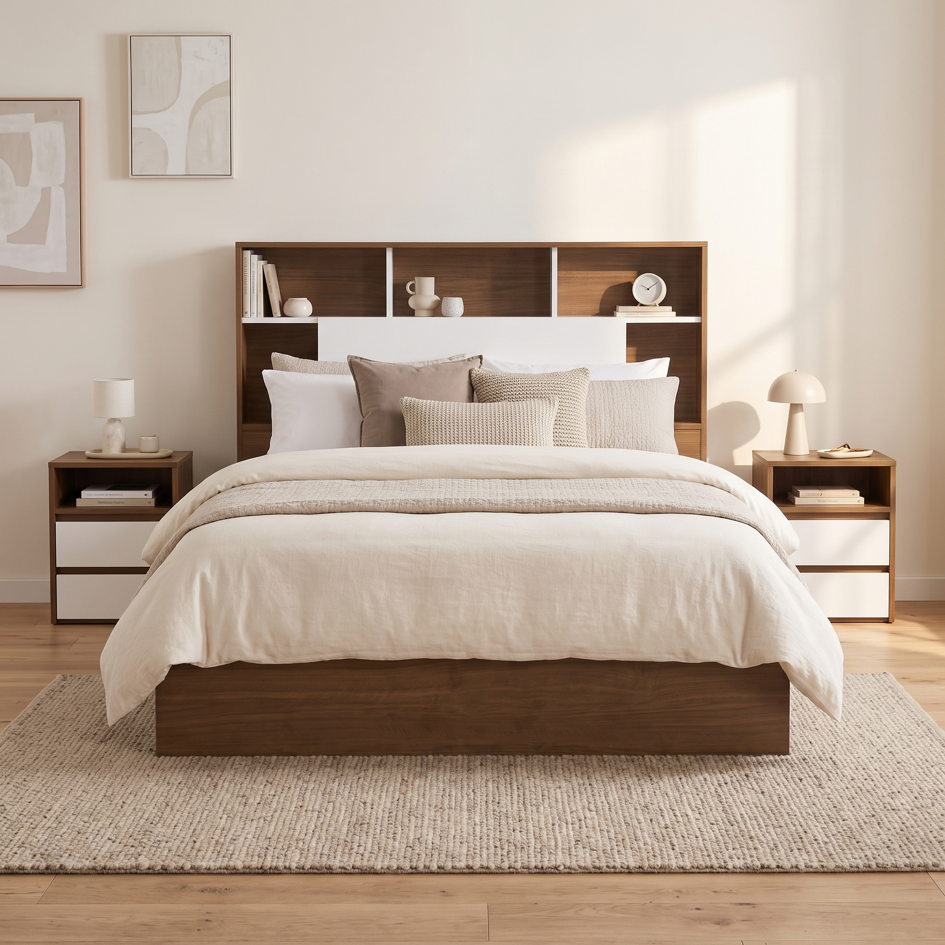 Polia Gas-Lift Storage Bed Base, Queen