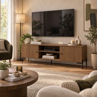 Polia TV Stand, 1.5M, Brown