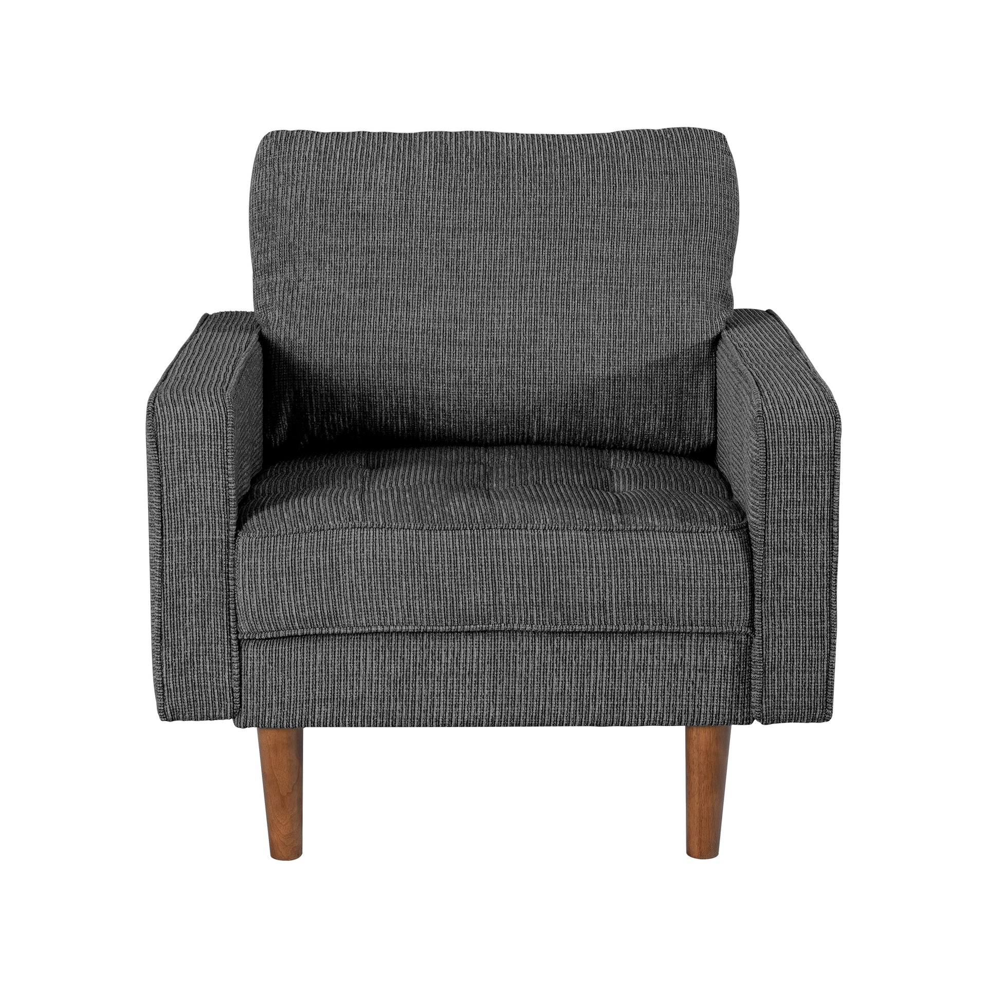 Uta One Seater Sofa, Carbon Black