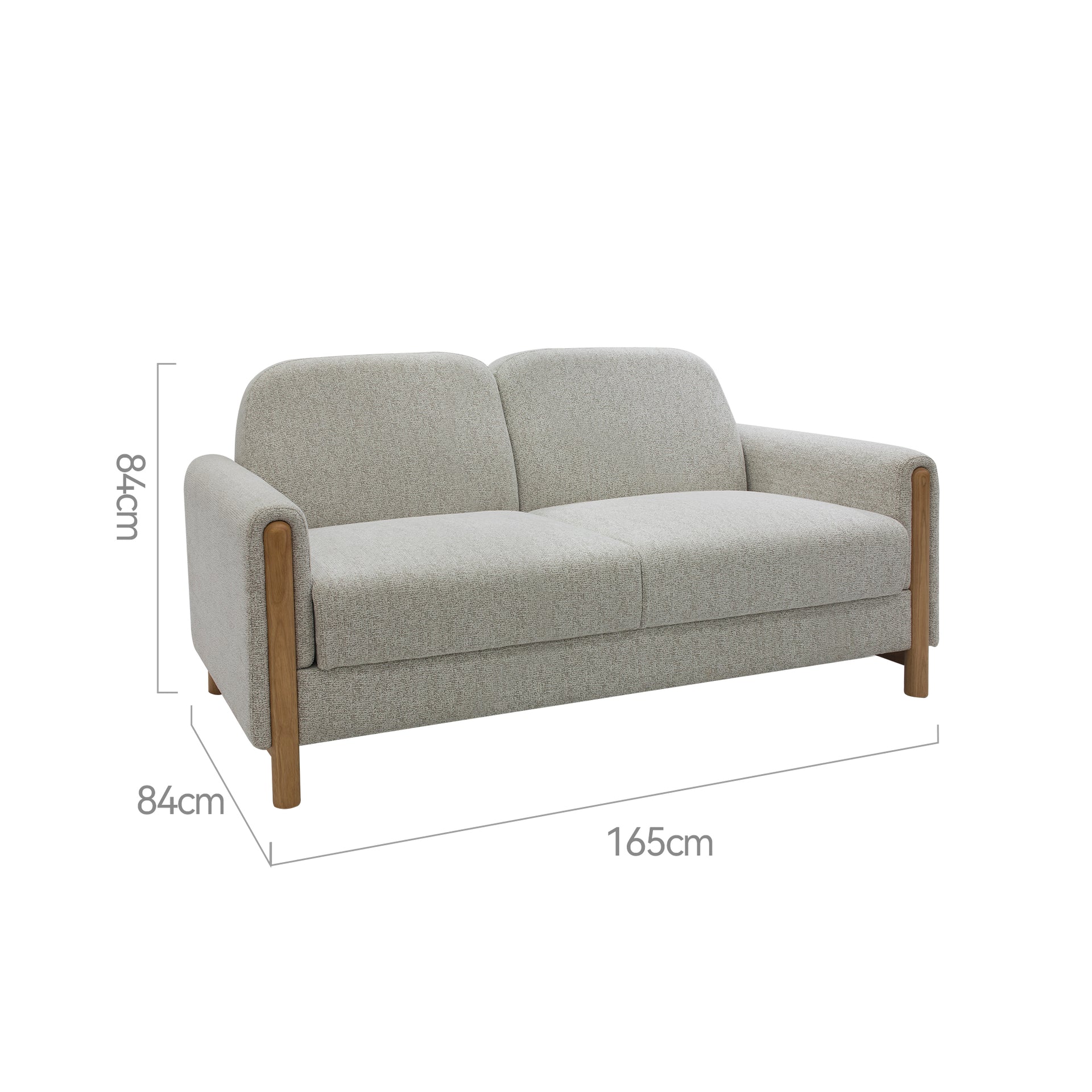 Stoven Two Seater Sofa, Beige