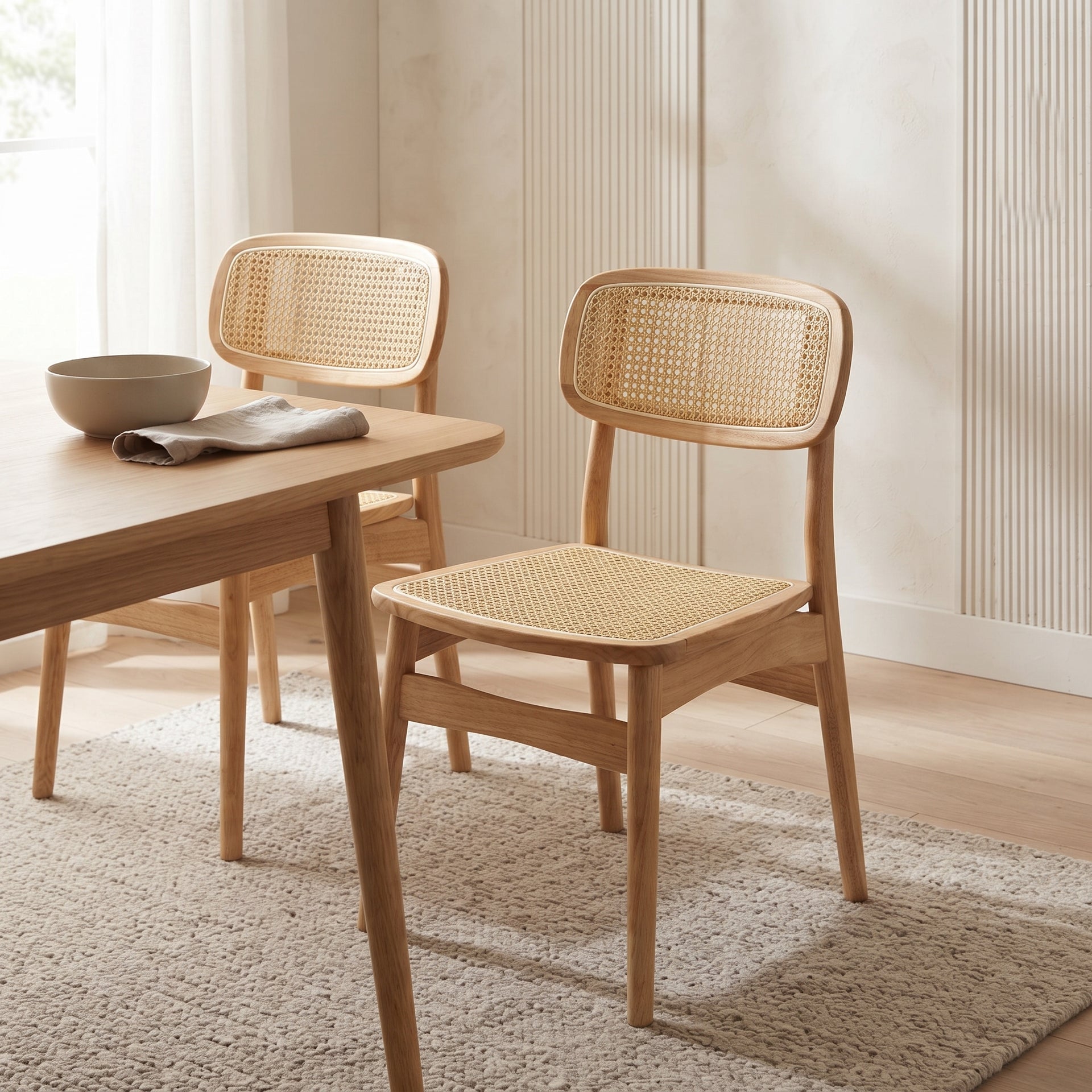 Sasso Dining Chair, Wood, Set of 2