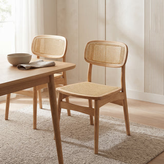 Sasso Dining Chair, Wood, Set of 2