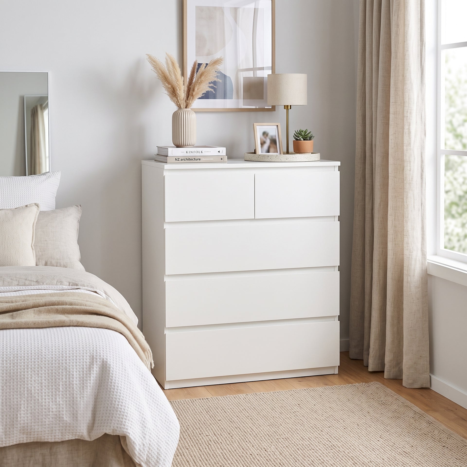 Sotta 2 over 3 Tallboy, White