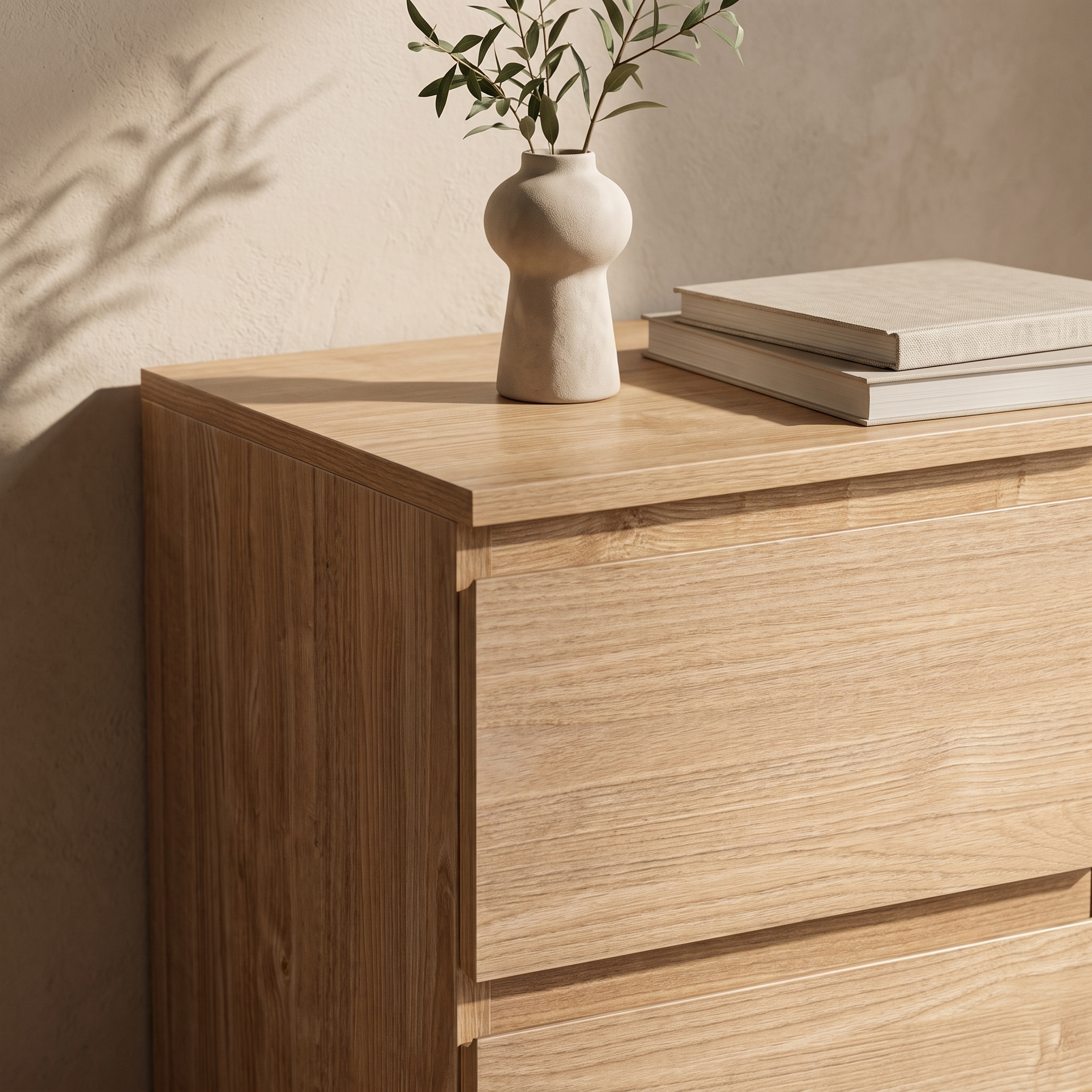 Sotta Bedside Table, Oak