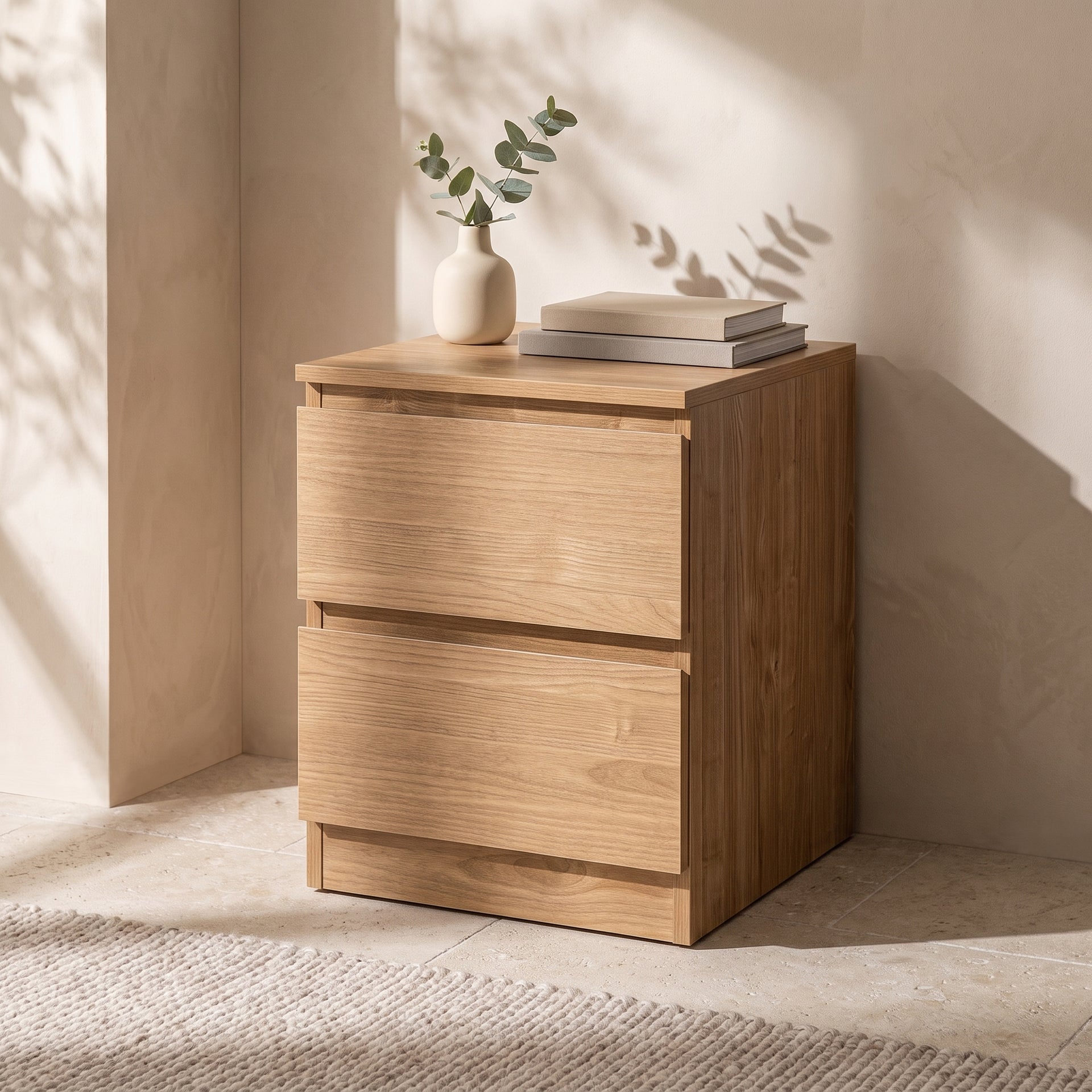 Sotta Bedside Table, Oak