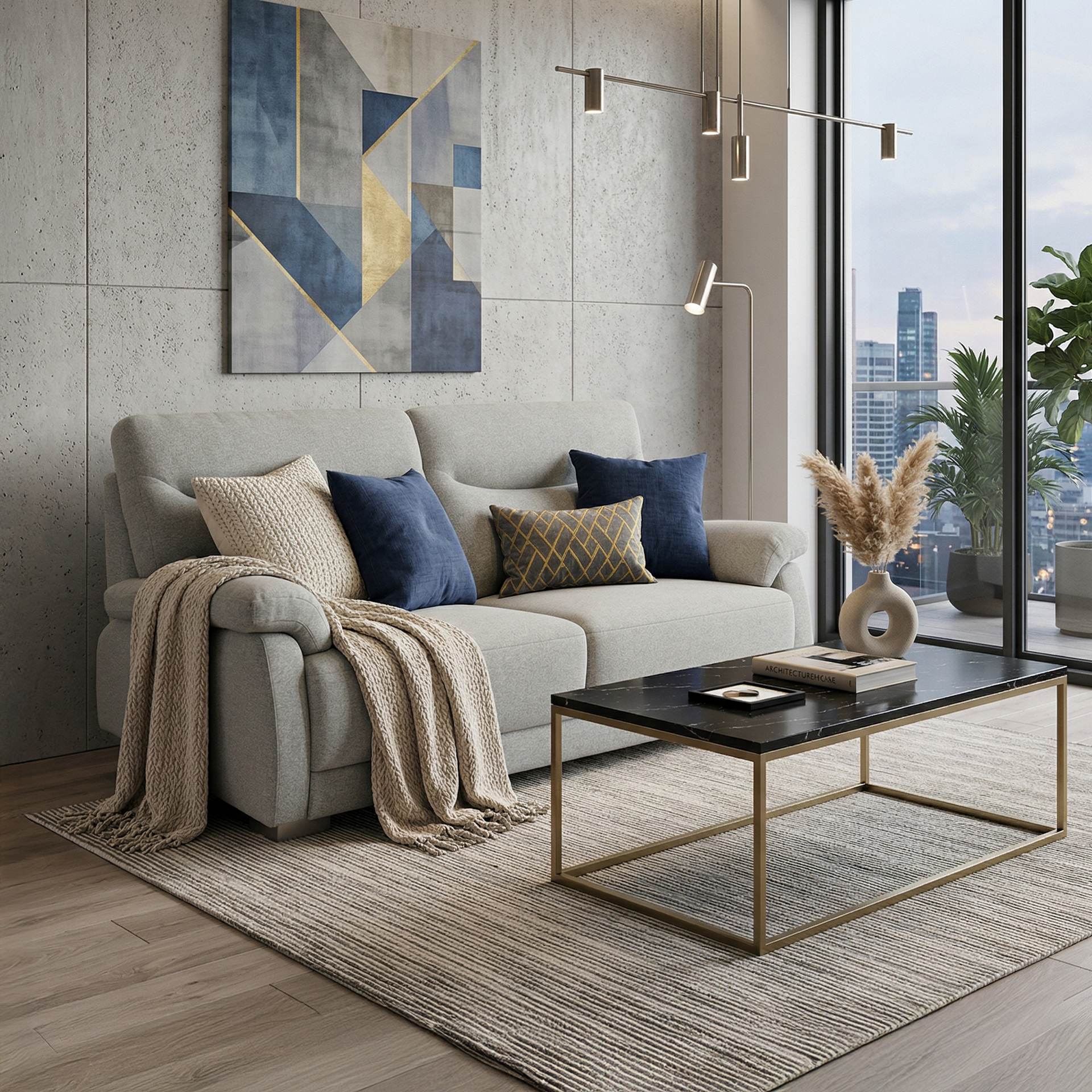 Tollo 3-Seater Sofa, GREY