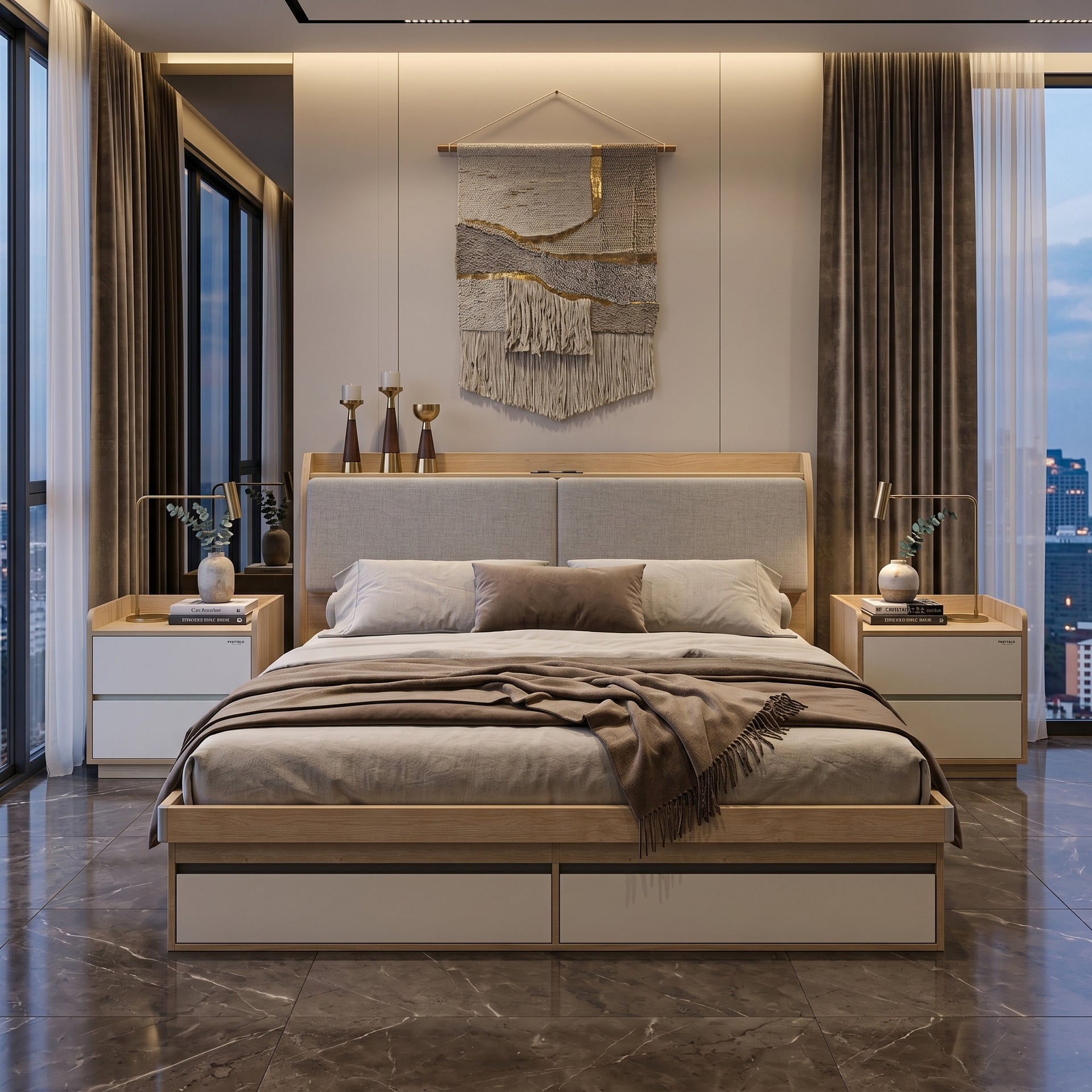 Turin Lux Storage Bed Base, Super King