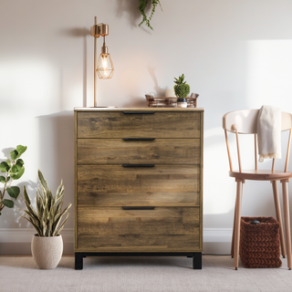 Corsi 4 Drawer Tallboy, Elm
