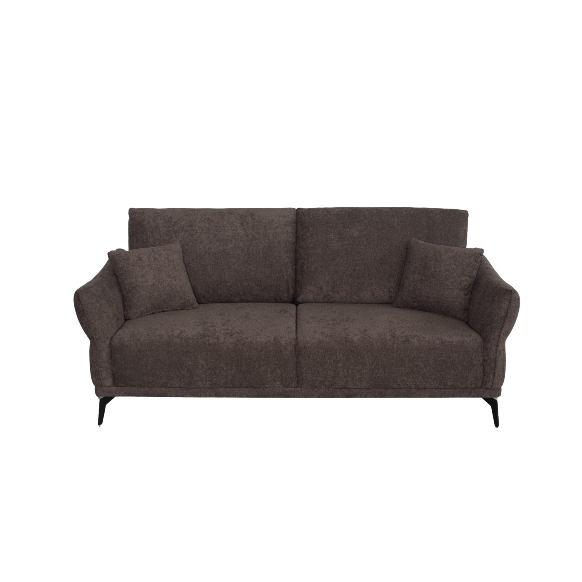 Sora 3-Seater Sofa, Dark brown