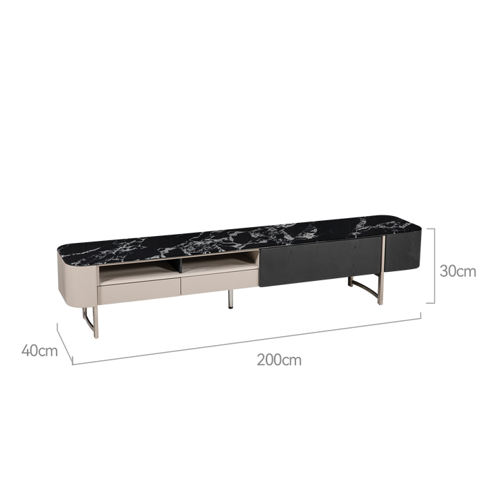 TV Stand, Black Rose - Sizes - New Zealand