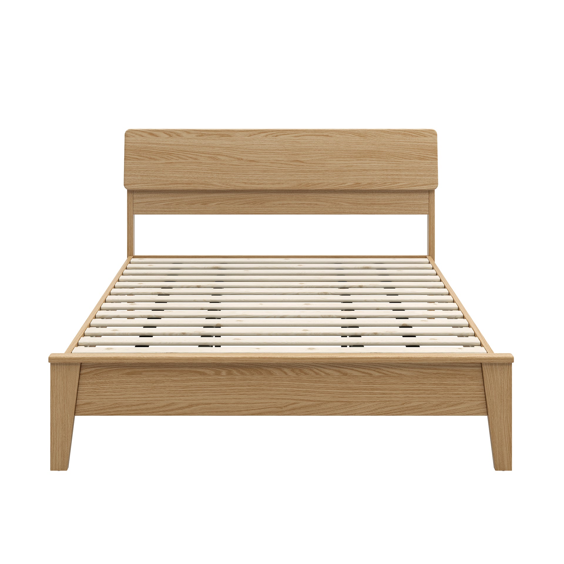 Arezzo-C Solidwood Bedframe, Queen, Wood