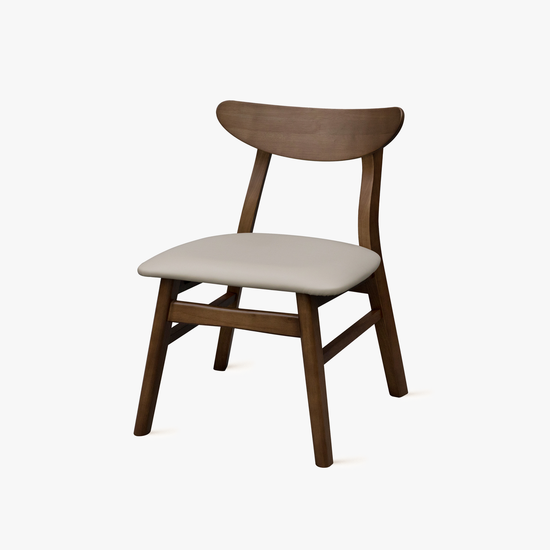 Legnano Hansen Dining Chair, Walnut, Set of 2
